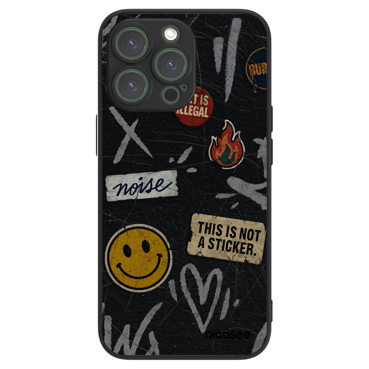 Picasee ULTIMATE CASE MagSafe für Apple iPhone 13 Pro - STICKERS x TAGS