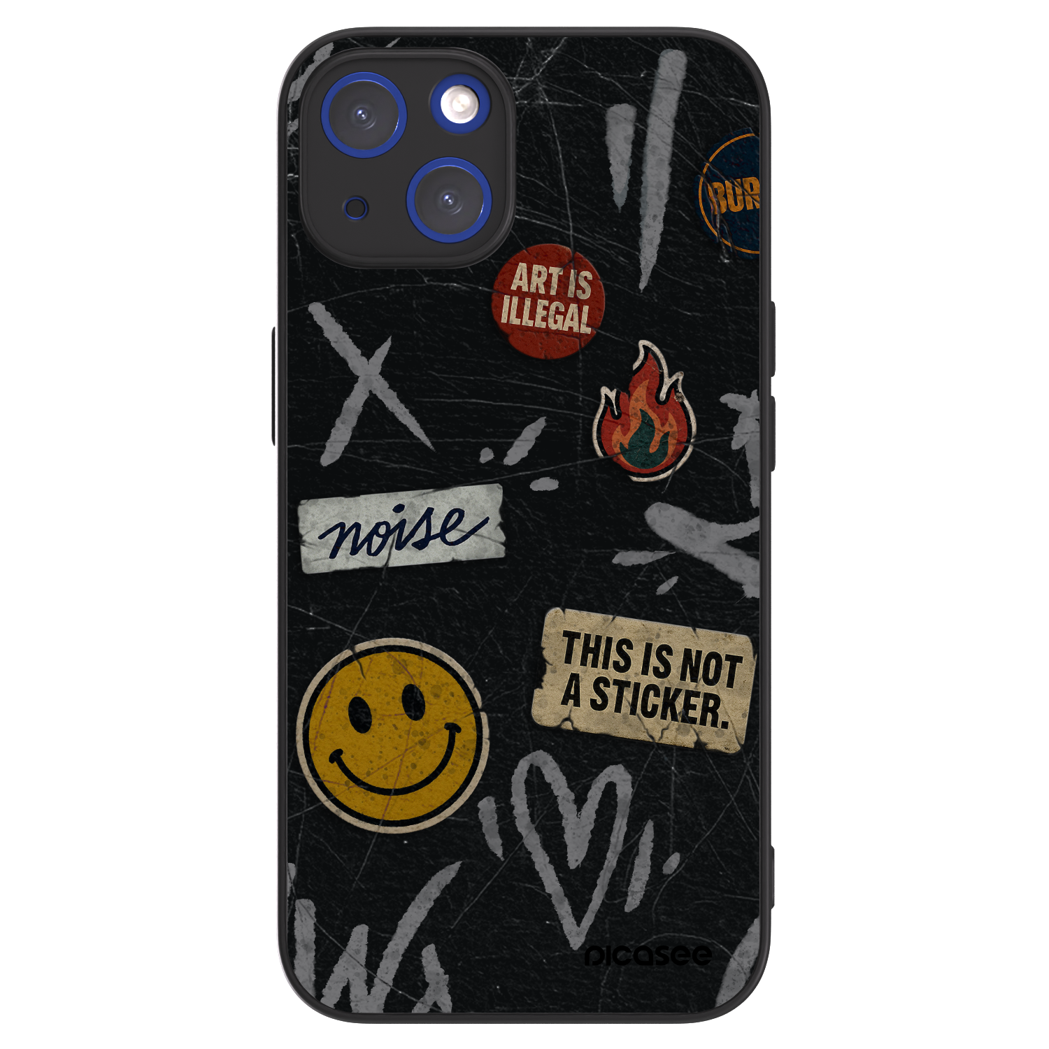 Picasee ULTIMATE CASE MagSafe für Apple iPhone 14 - STICKERS x TAGS