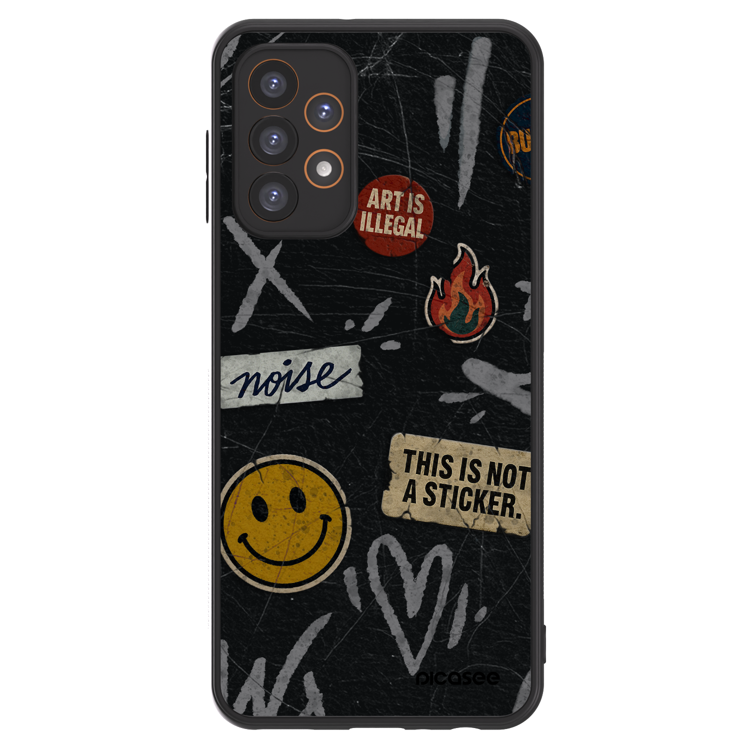Picasee ULTIMATE CASE für Samsung Galaxy A23 A236B 5G - STICKERS x TAGS