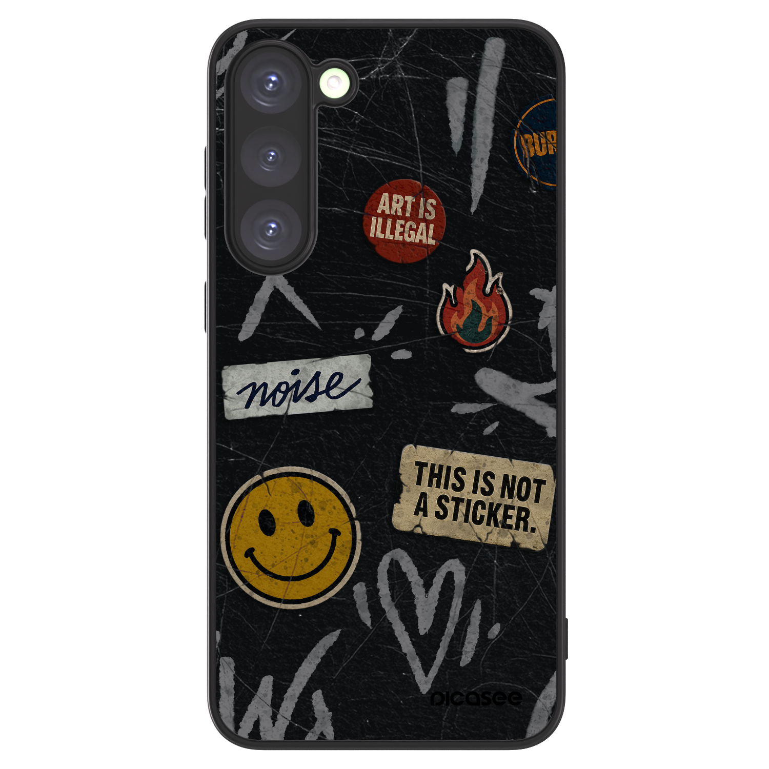 Picasee ULTIMATE CASE für Samsung Galaxy S23+ 5G - STICKERS x TAGS