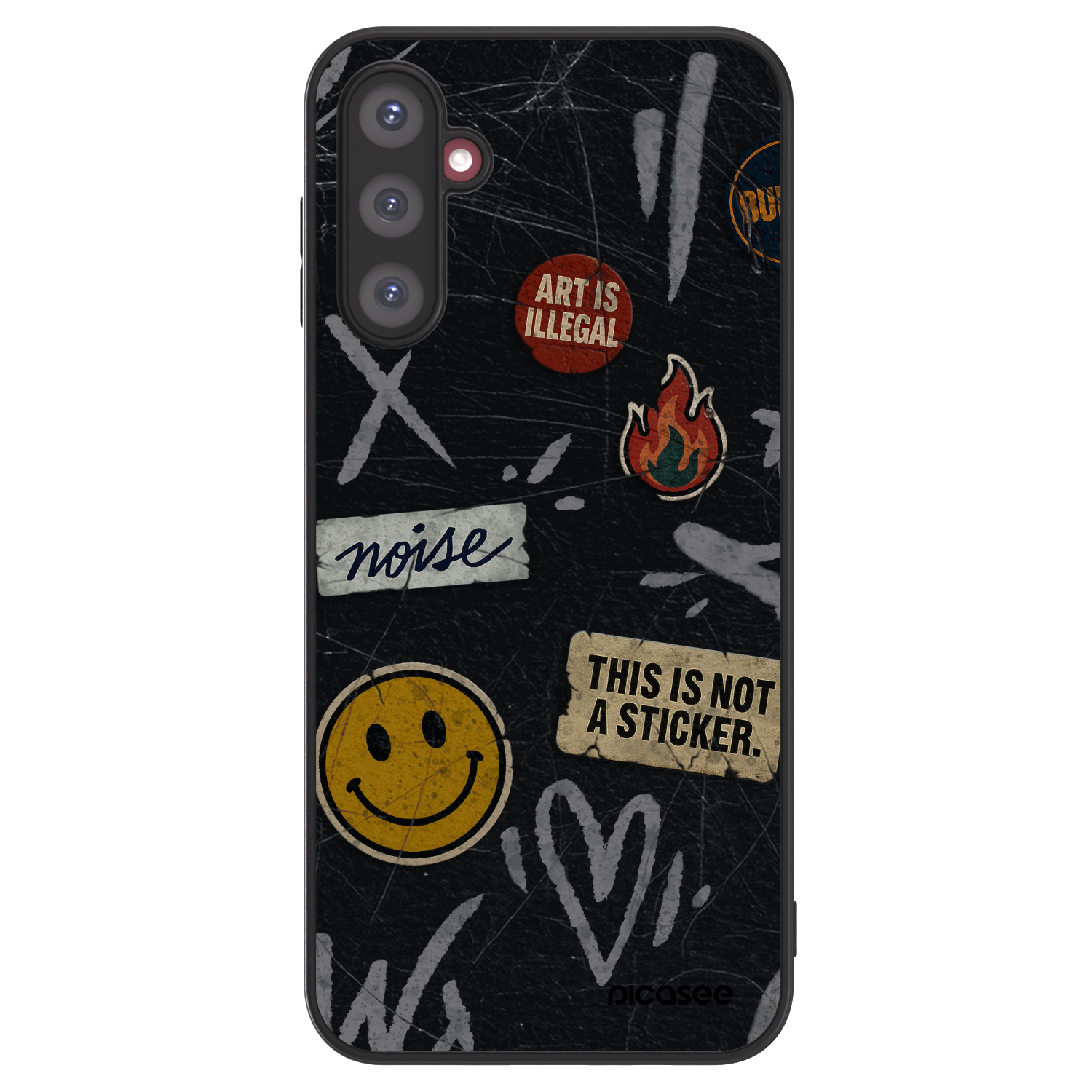 Picasee ULTIMATE CASE für Samsung Galaxy A14 5G A146P - STICKERS x TAGS