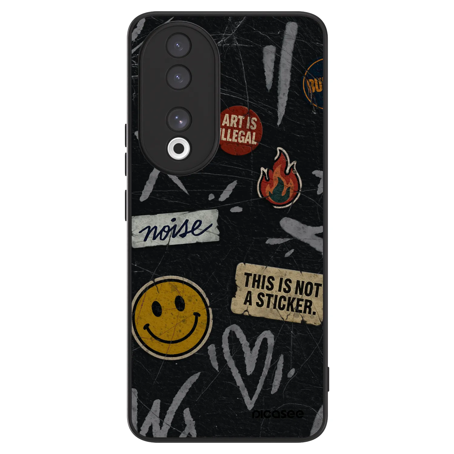 Picasee ULTIMATE CASE für Honor 90 5G - STICKERS x TAGS