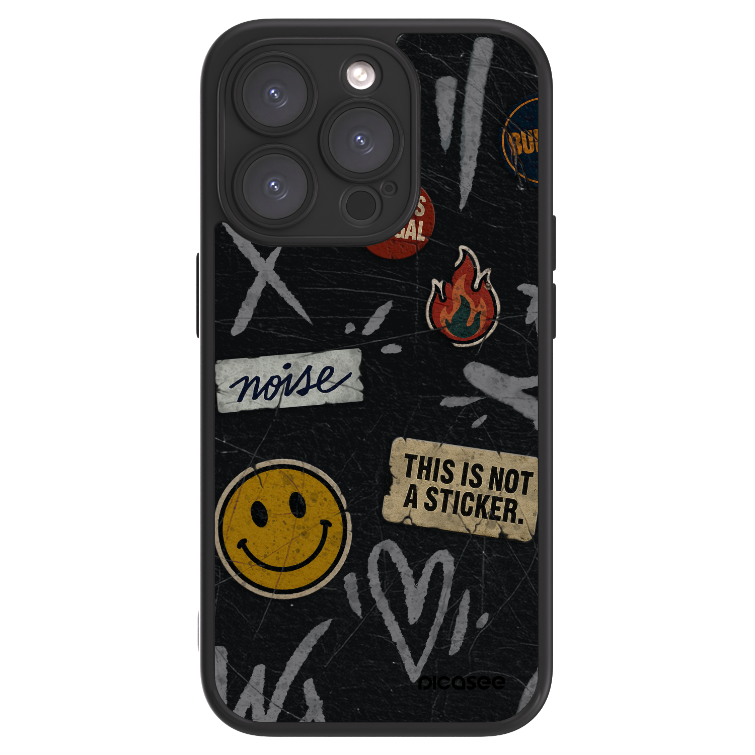 Picasee ULTIMATE CASE MagSafe für Apple iPhone 15 Pro - STICKERS x TAGS