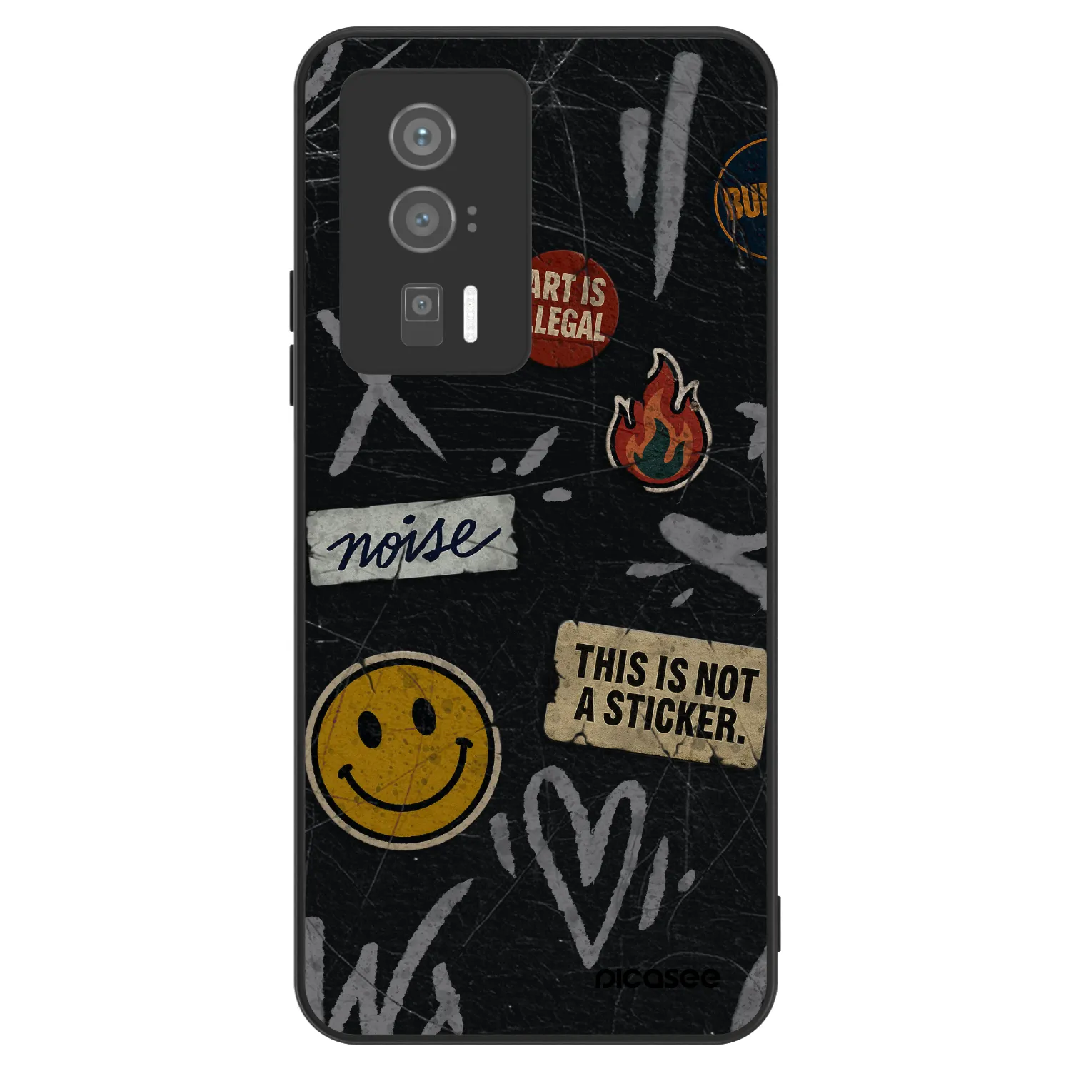 Picasee ULTIMATE CASE für Xiaomi Poco F5 Pro 5G - STICKERS x TAGS