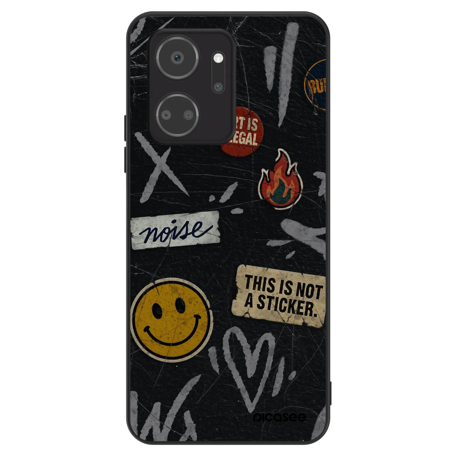 Picasee ULTIMATE CASE für Honor X7a - STICKERS x TAGS