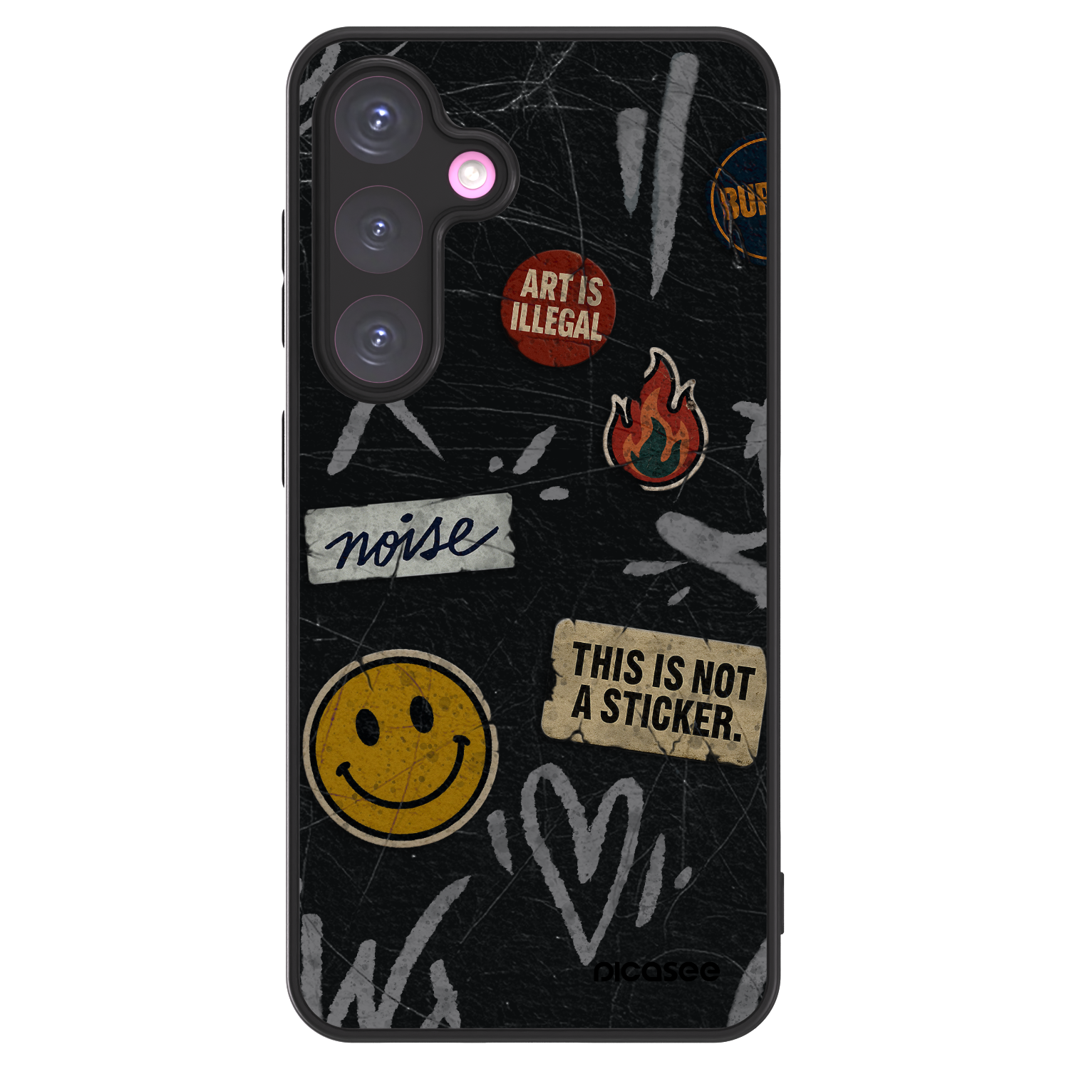 Picasee ULTIMATE CASE für Samsung Galaxy S24+ S926B 5G - STICKERS x TAGS