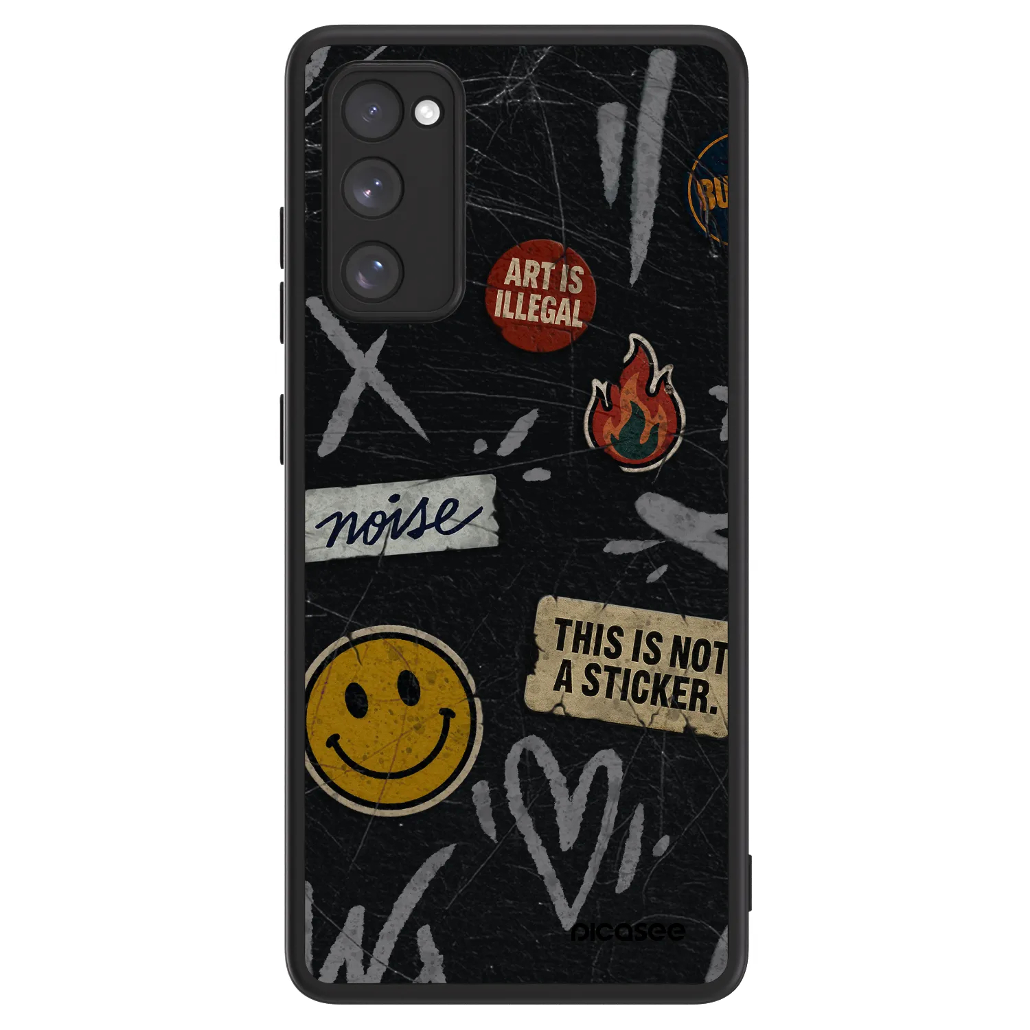 Picasee ULTIMATE CASE PowerShare für Samsung Galaxy S20 FE - STICKERS x TAGS