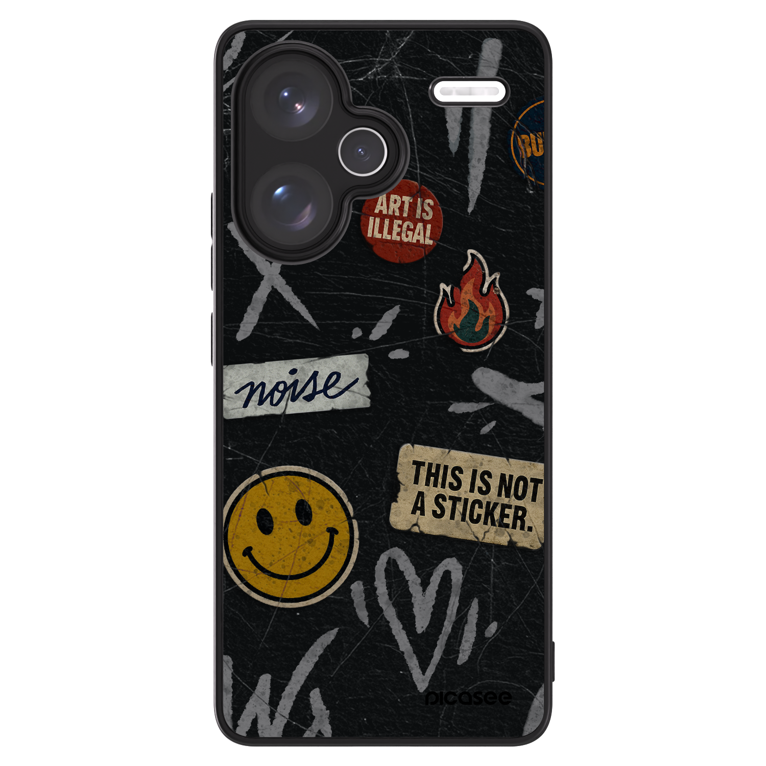 Picasee ULTIMATE CASE für Xiaomi Redmi Note 13 Pro+ 5G - STICKERS x TAGS