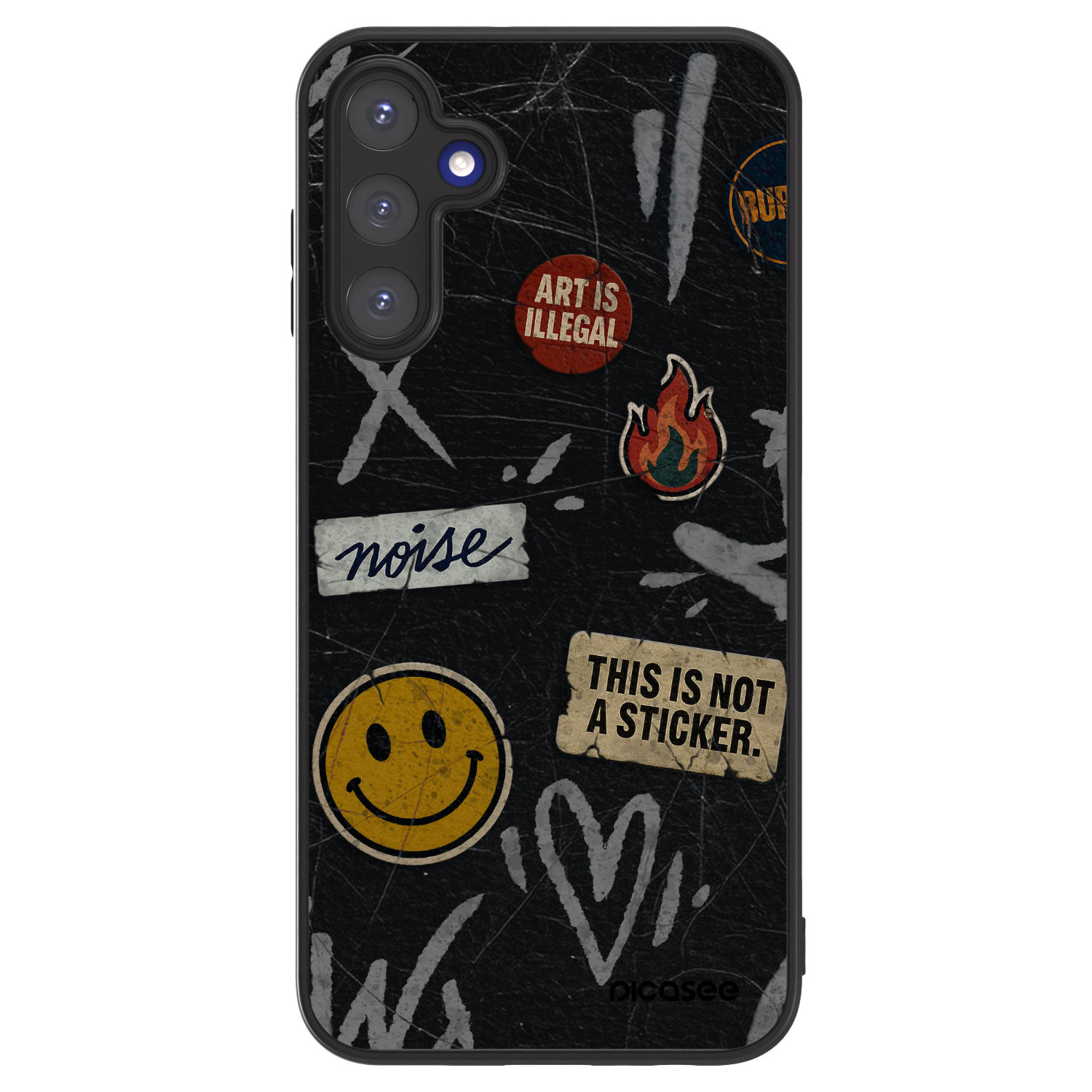 Picasee ULTIMATE CASE für Samsung Galaxy A15 A155F 4G - STICKERS x TAGS