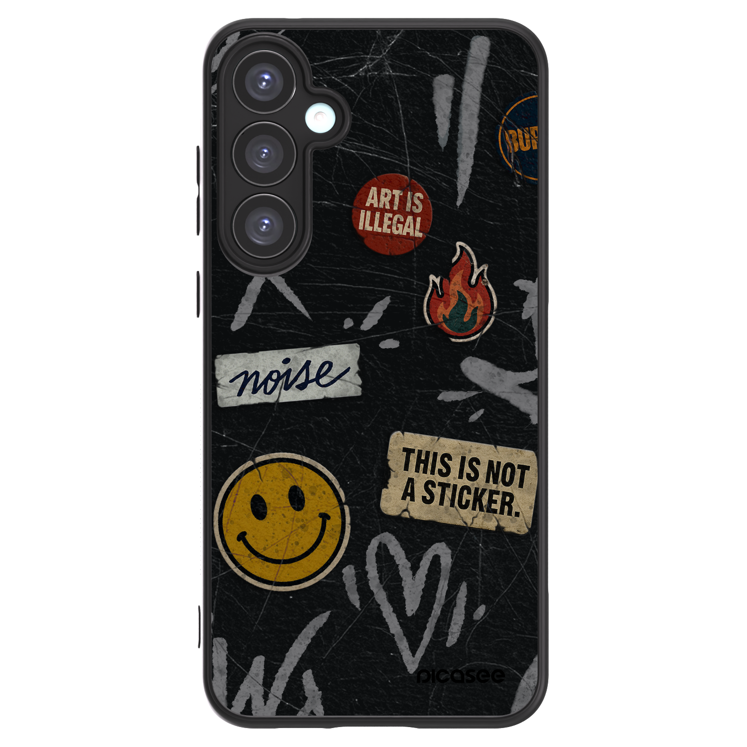 Picasee ULTIMATE CASE für Samsung Galaxy A55 5G A556B - STICKERS x TAGS