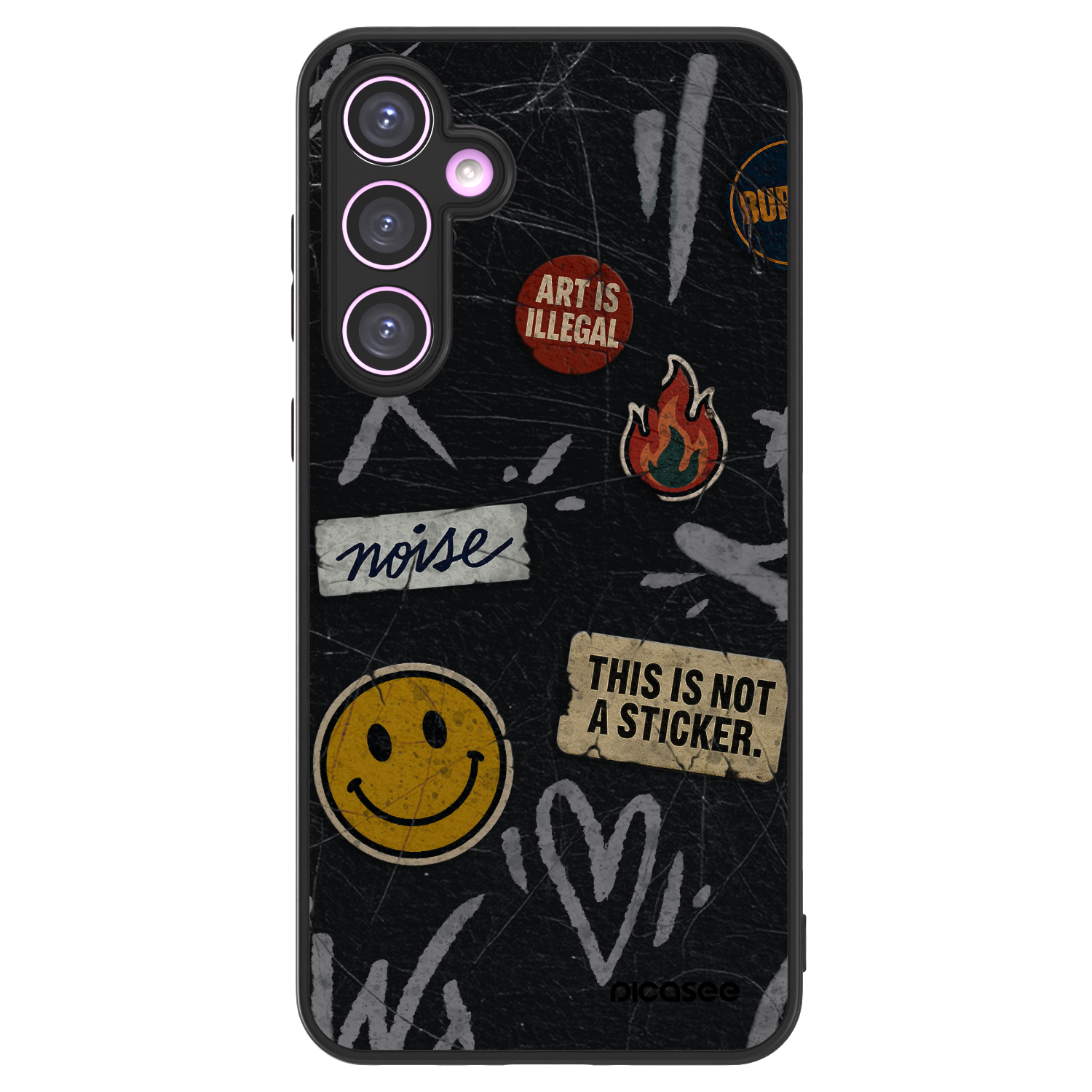 Picasee ULTIMATE CASE für Samsung Galaxy A35 5G A356B - STICKERS x TAGS