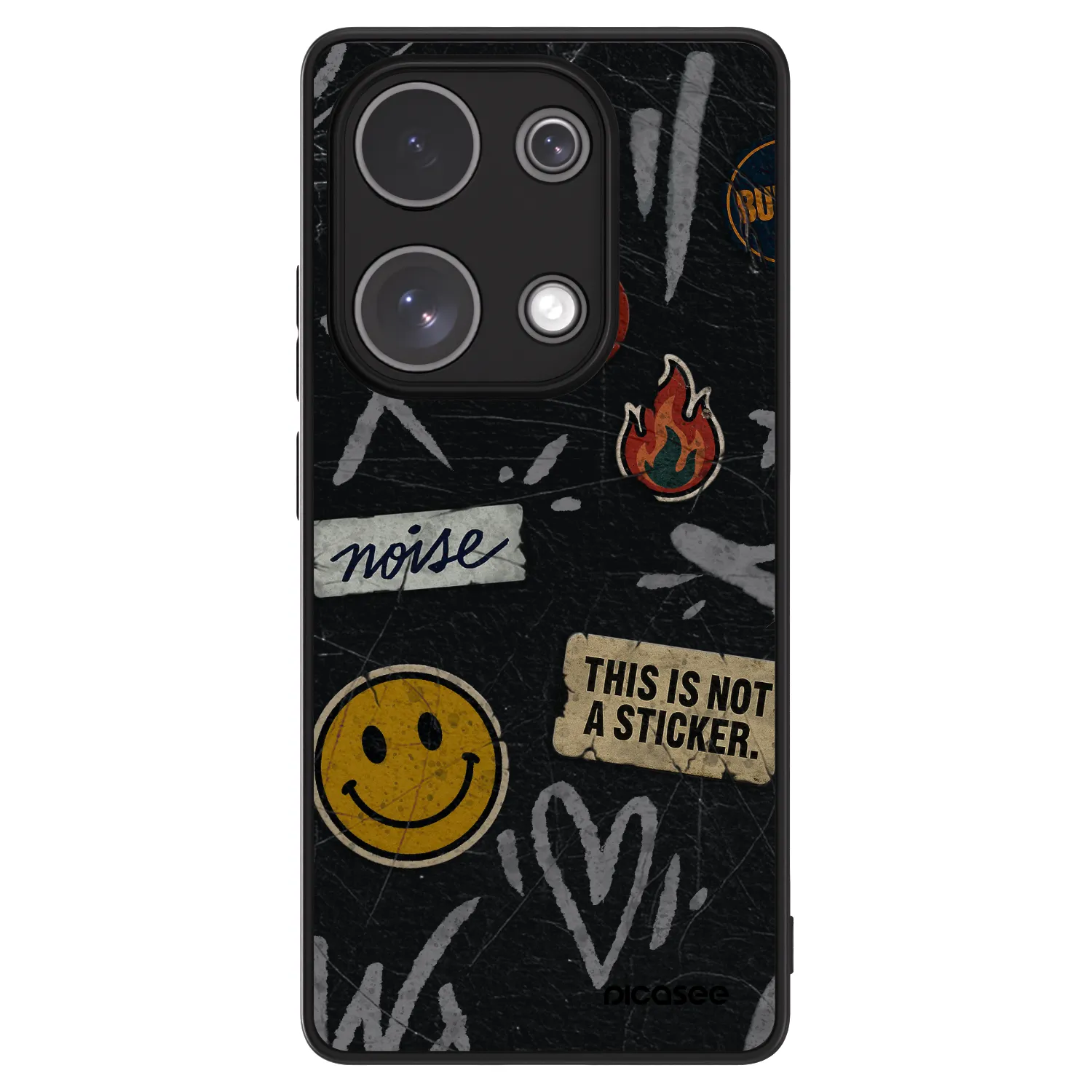 Picasee ULTIMATE CASE für Xiaomi Redmi Note 13 Pro 4G - STICKERS x TAGS
