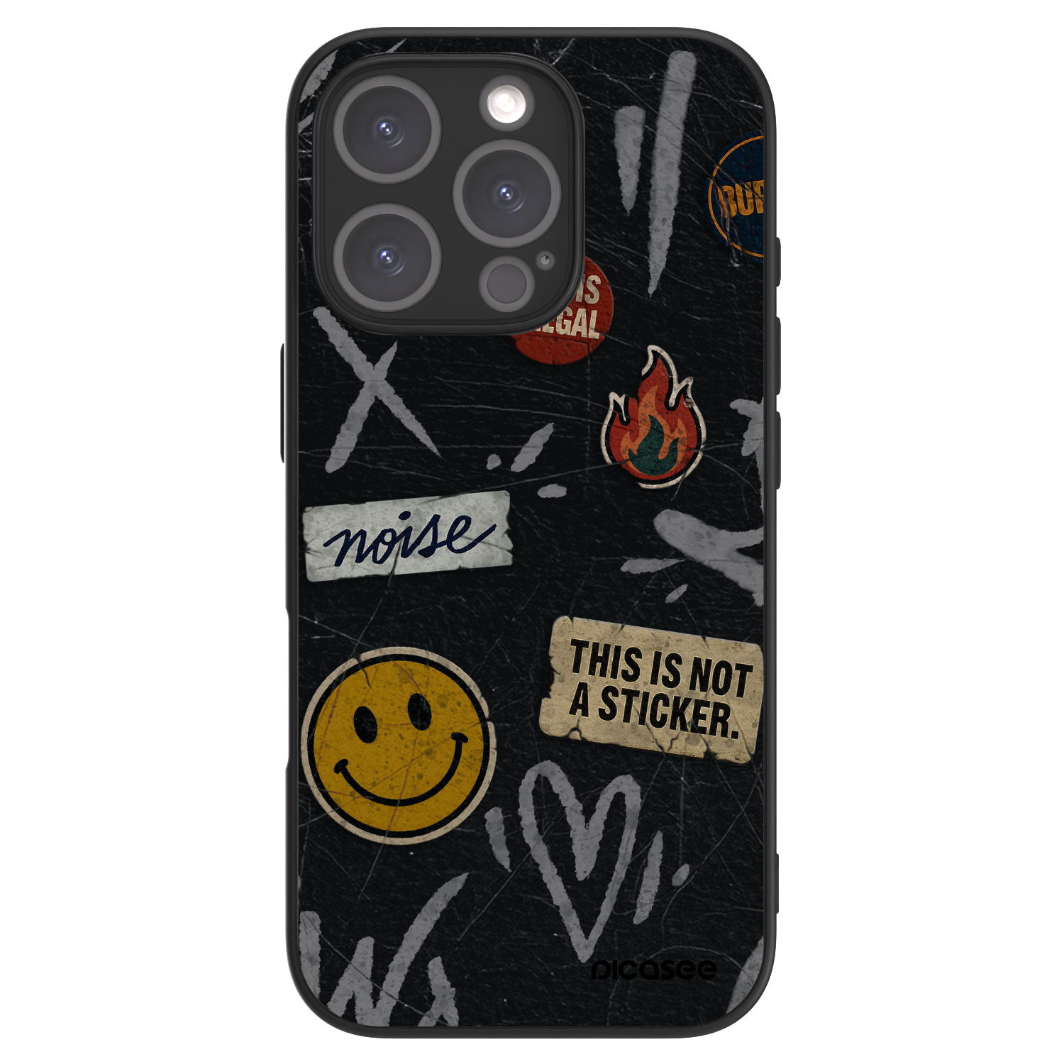Picasee ULTIMATE CASE für Apple iPhone 16 Pro - STICKERS x TAGS