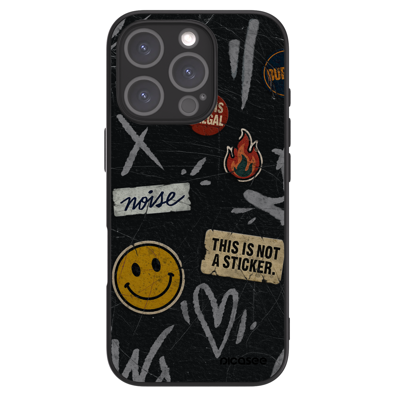 Picasee ULTIMATE CASE MagSafe für Apple iPhone 16 Pro - STICKERS x TAGS