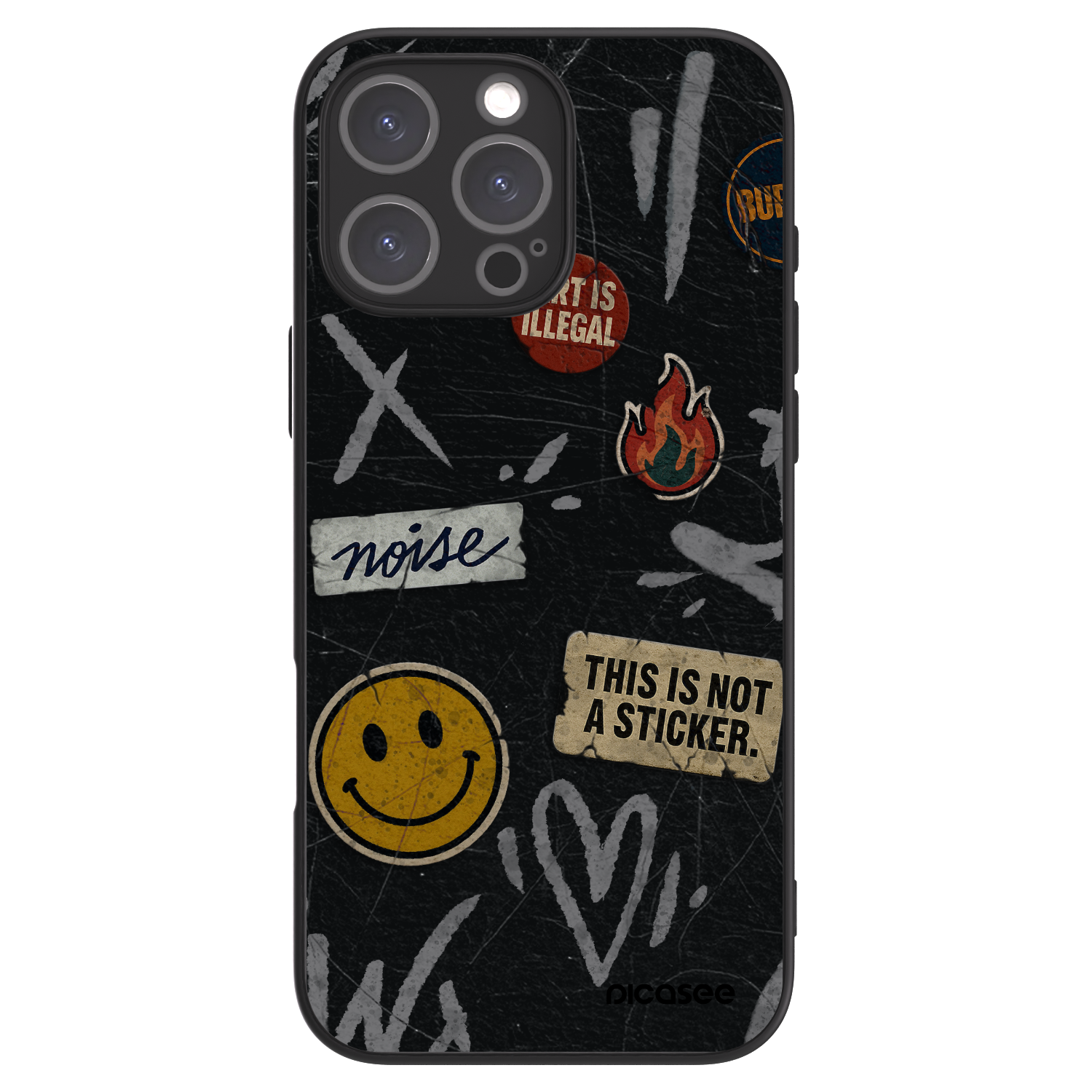 Picasee ULTIMATE CASE MagSafe für Apple iPhone 16 Pro Max - STICKERS x TAGS