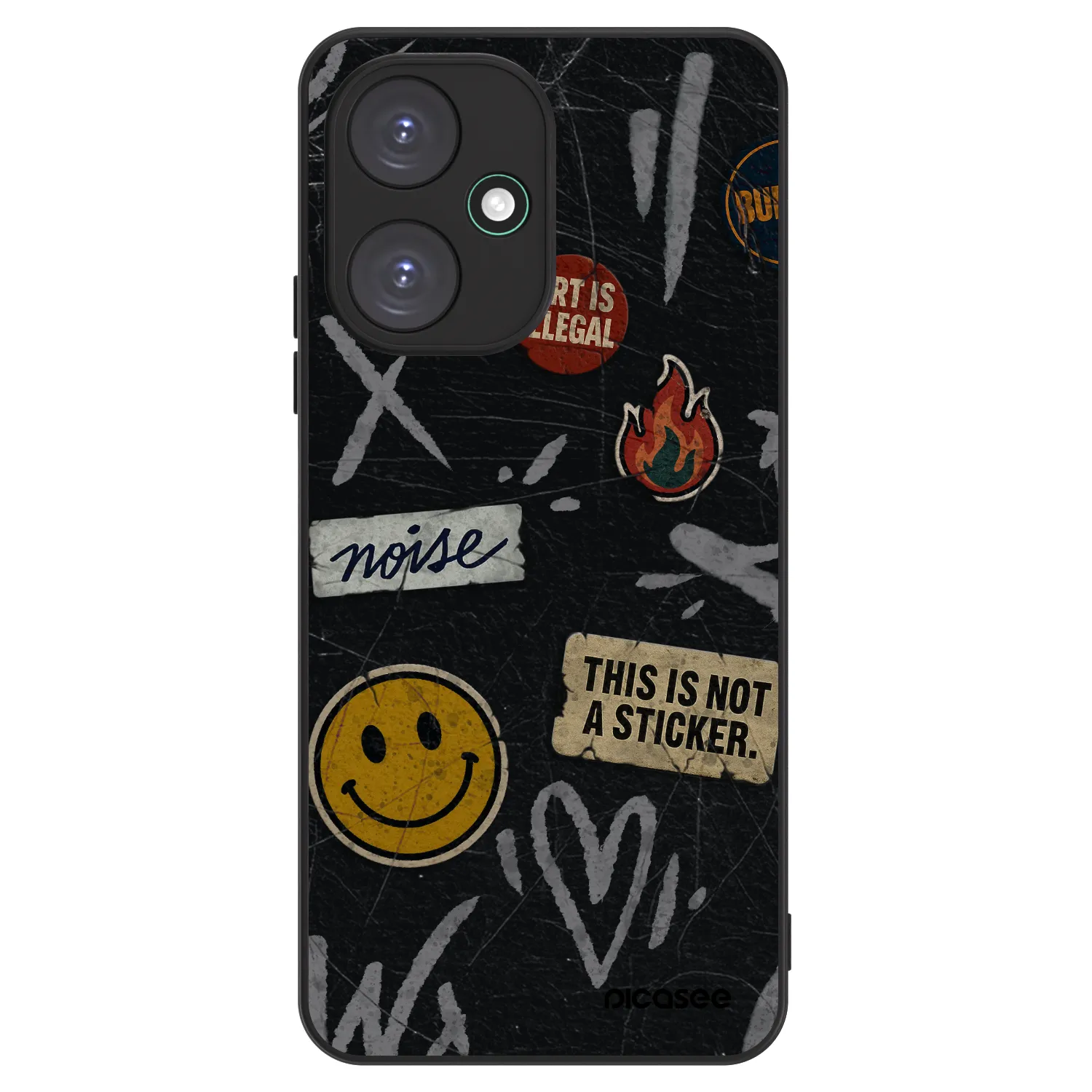 Picasee ULTIMATE CASE für Xiaomi Redmi 13C 5G - STICKERS x TAGS