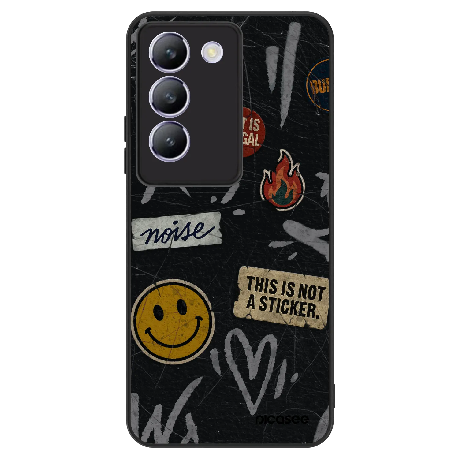 Picasee ULTIMATE CASE für Vivo V40 SE 5G - STICKERS x TAGS