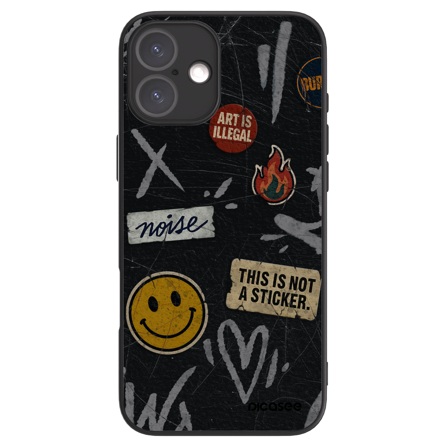 Picasee ULTIMATE CASE für Apple iPhone 16 Plus - STICKERS x TAGS