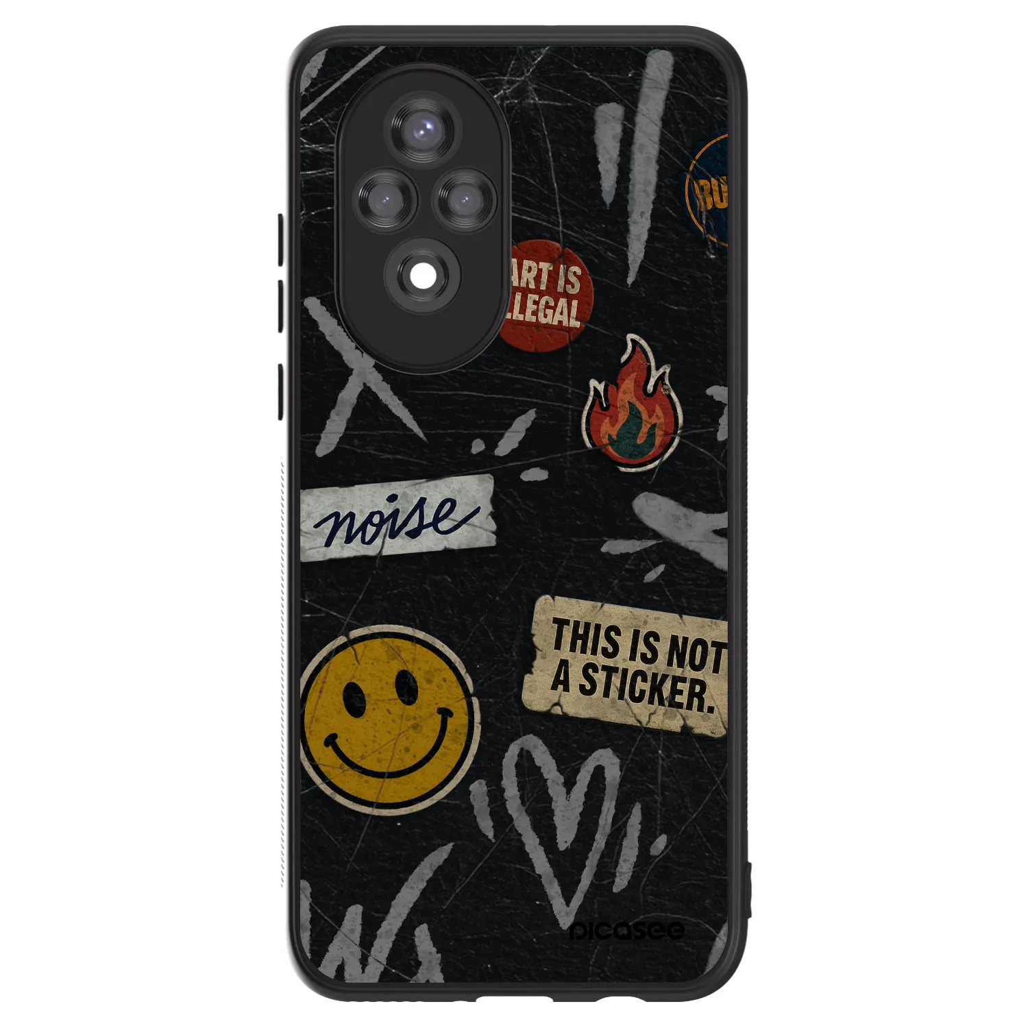 Picasee ULTIMATE CASE für Honor 200 Pro 5G - STICKERS x TAGS