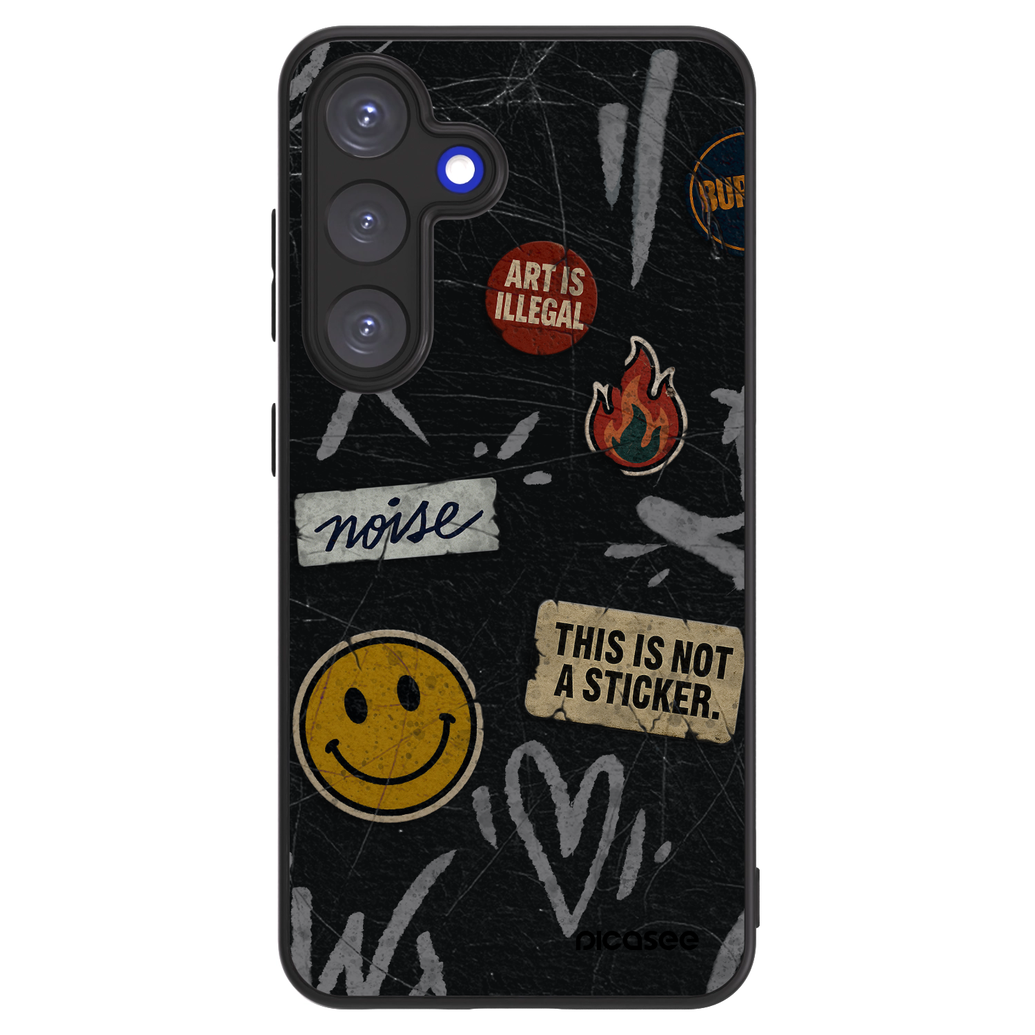Picasee ULTIMATE CASE PowerShare für Samsung Galaxy S25 5G - STICKERS x TAGS