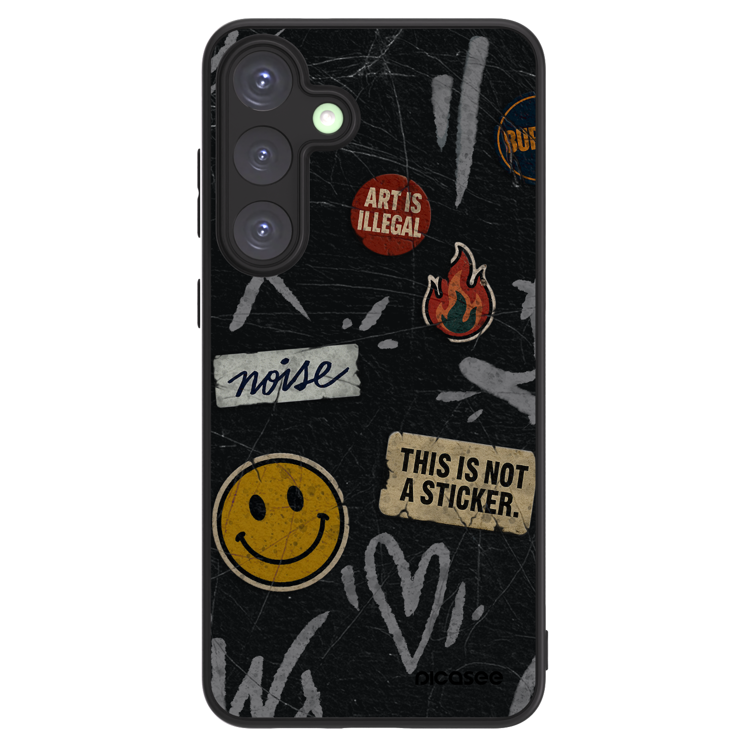 Picasee ULTIMATE CASE für Samsung Galaxy S25+ 5G - STICKERS x TAGS