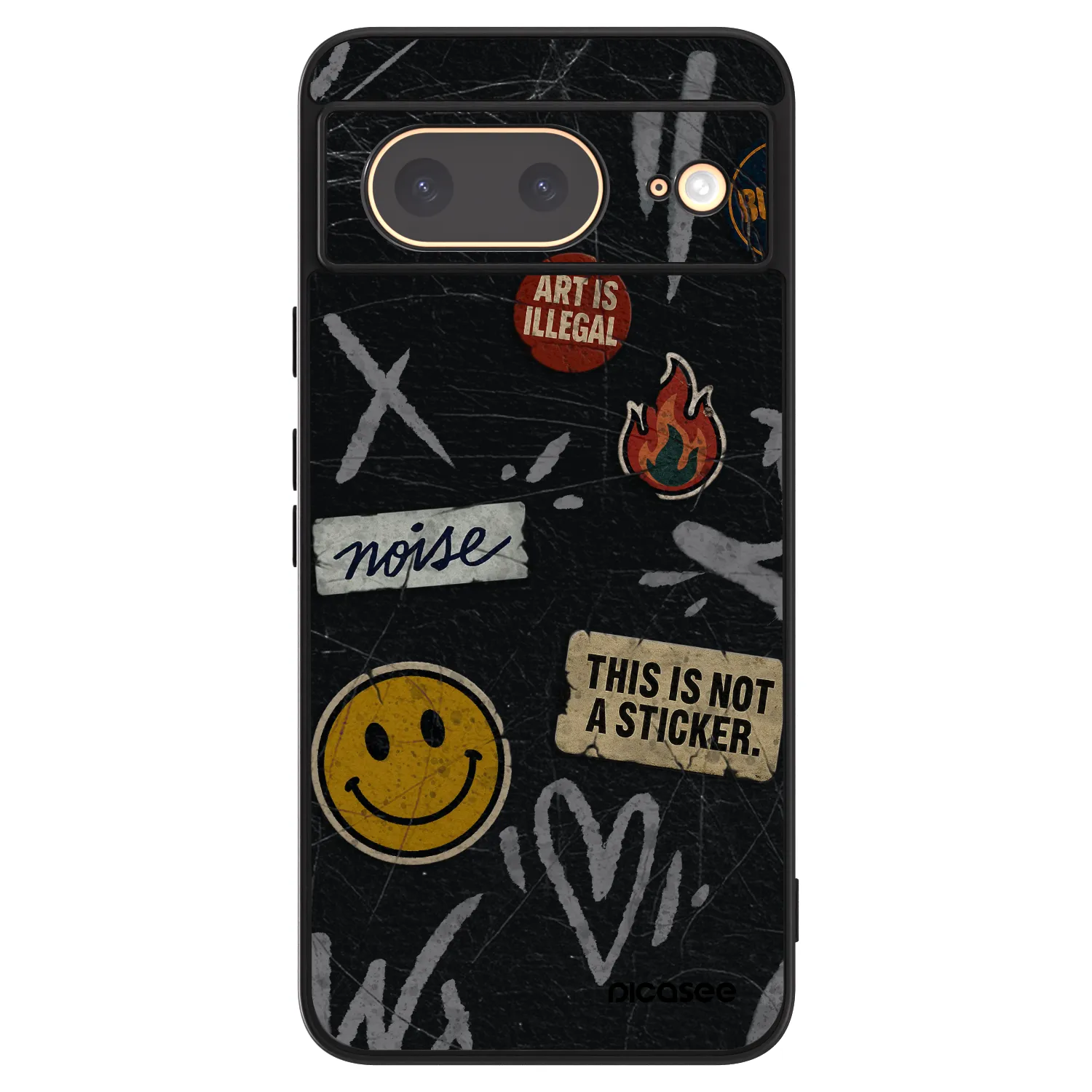 Picasee ULTIMATE CASE für Google Pixel 8 - STICKERS x TAGS