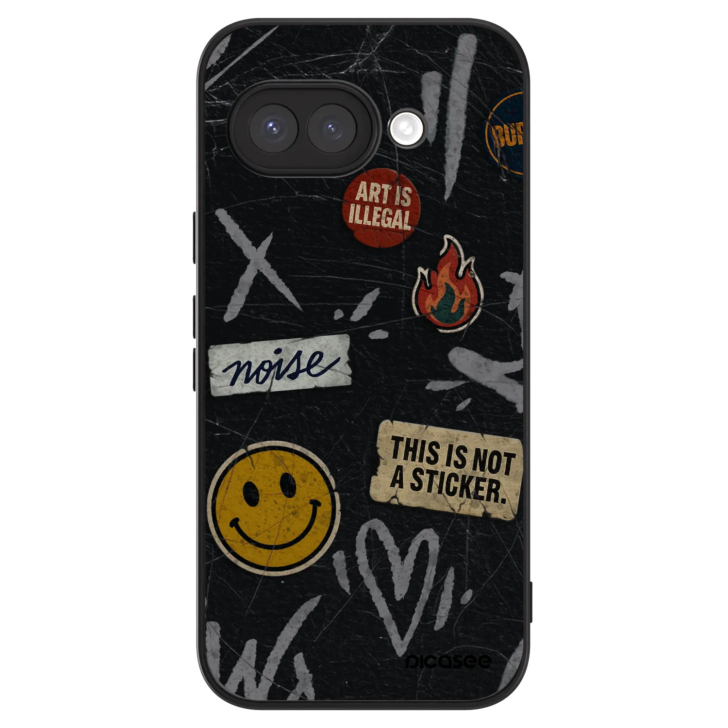 Picasee ULTIMATE CASE für Google Pixel 9a - STICKERS x TAGS