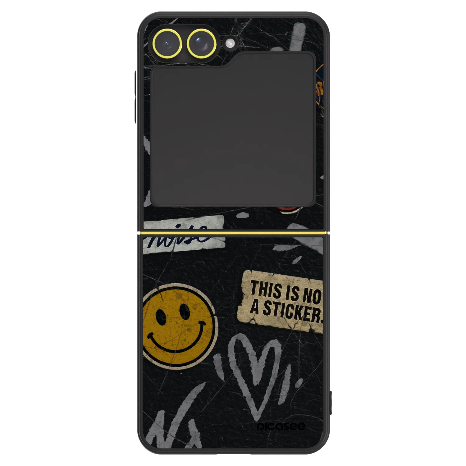 Picasee ULTIMATE CASE für Samsung Galaxy Z Flip5 5G - STICKERS x TAGS