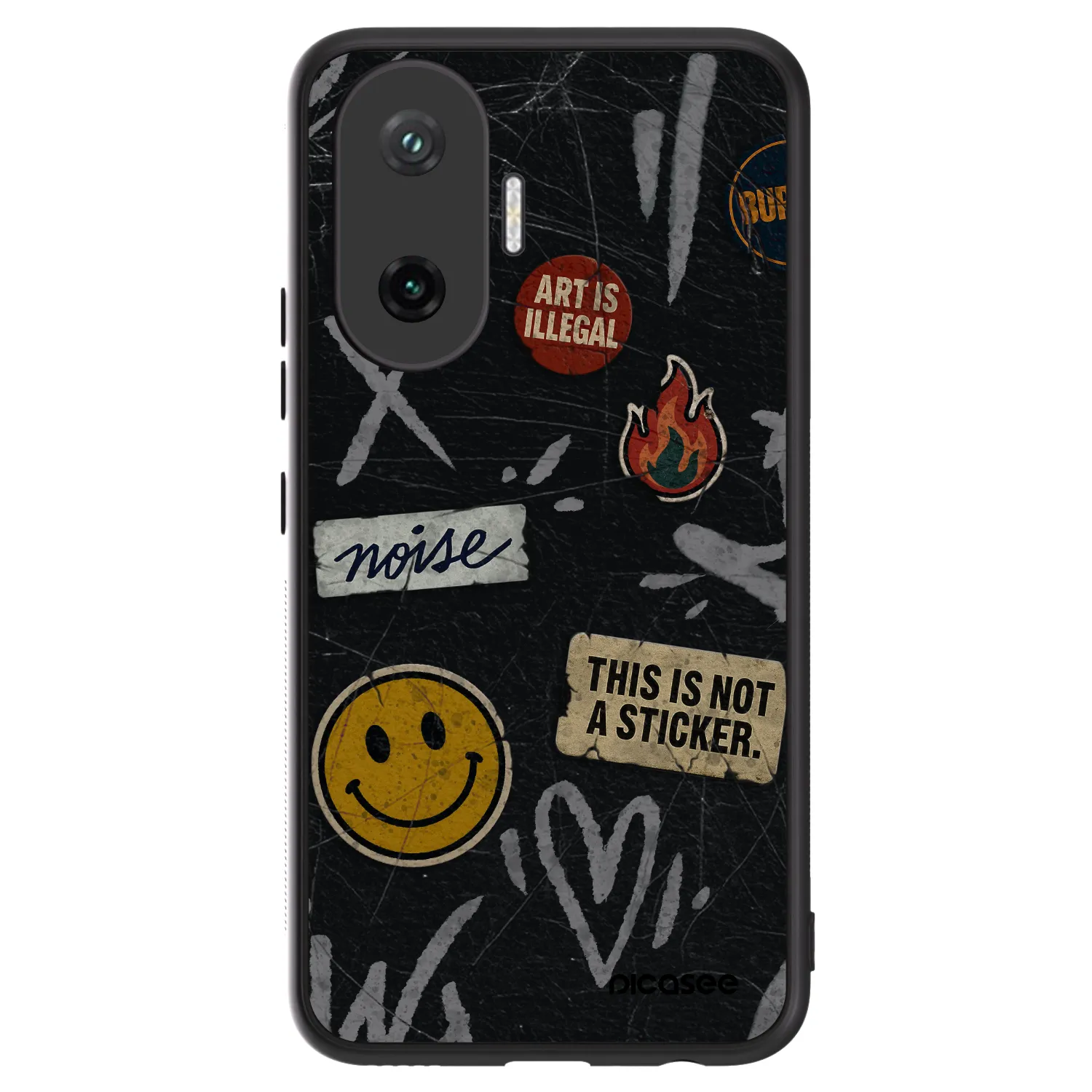 Picasee ULTIMATE CASE für Xiaomi Poco F7 5G - STICKERS x TAGS