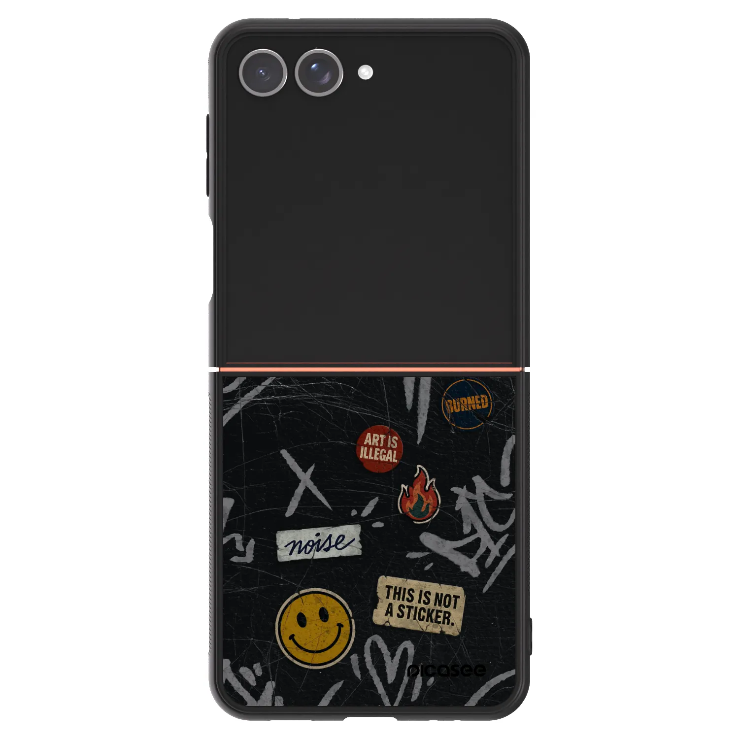 Picasee ULTIMATE CASE für Samsung Galaxy Z Flip7 5G - STICKERS x TAGS