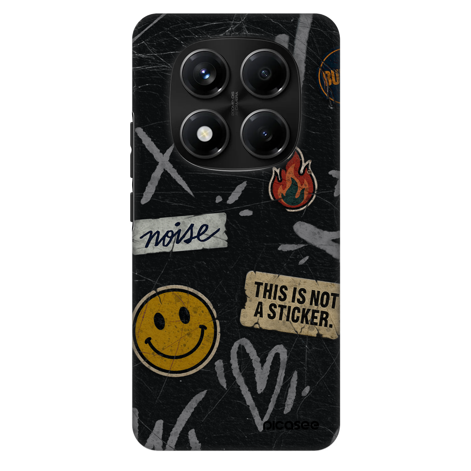 Picasee Fashion Case für Xiaomi Redmi Note 14 Pro+ 5G - STICKERS x TAGS