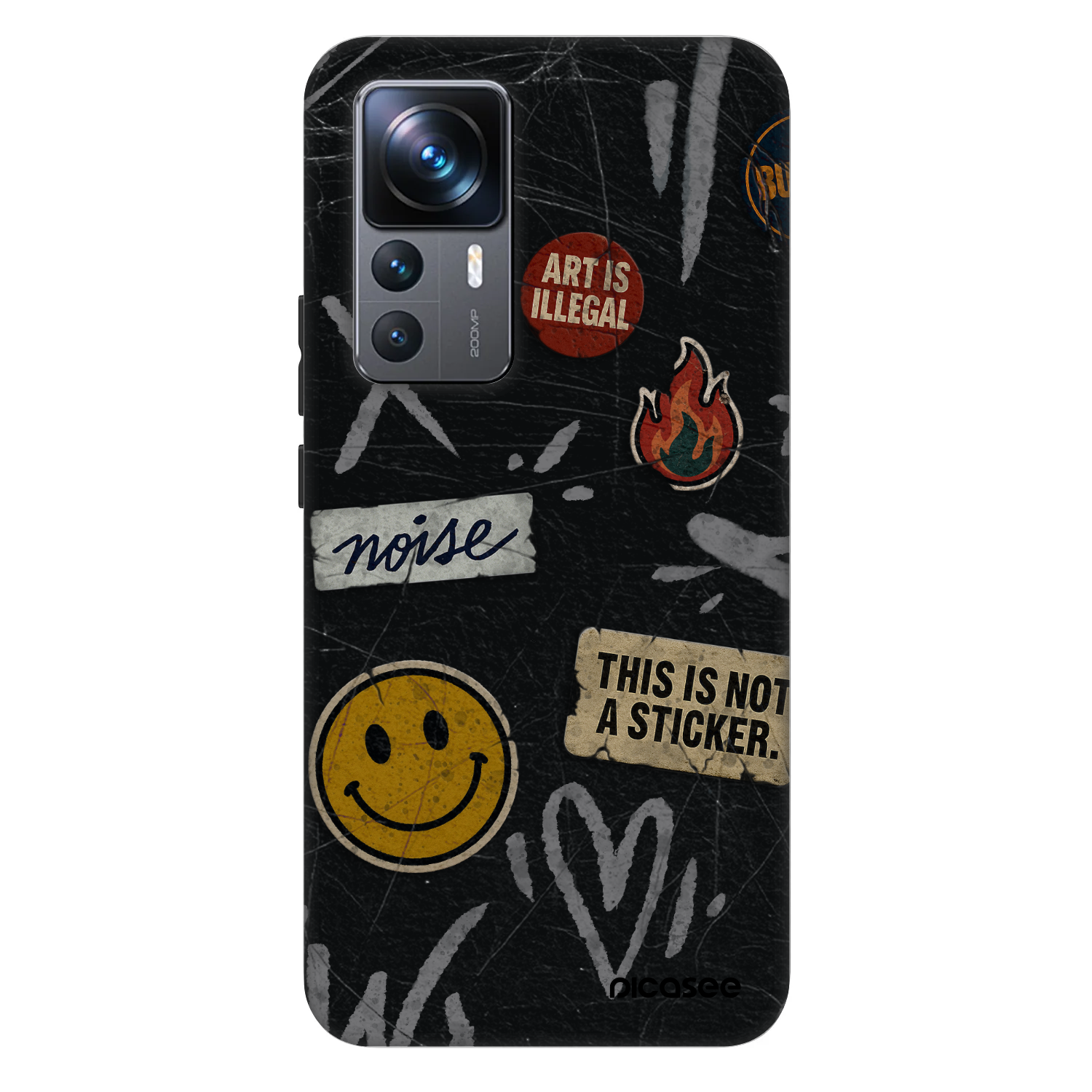 Picasee Fashion Case für Xiaomi 12T Pro - STICKERS x TAGS
