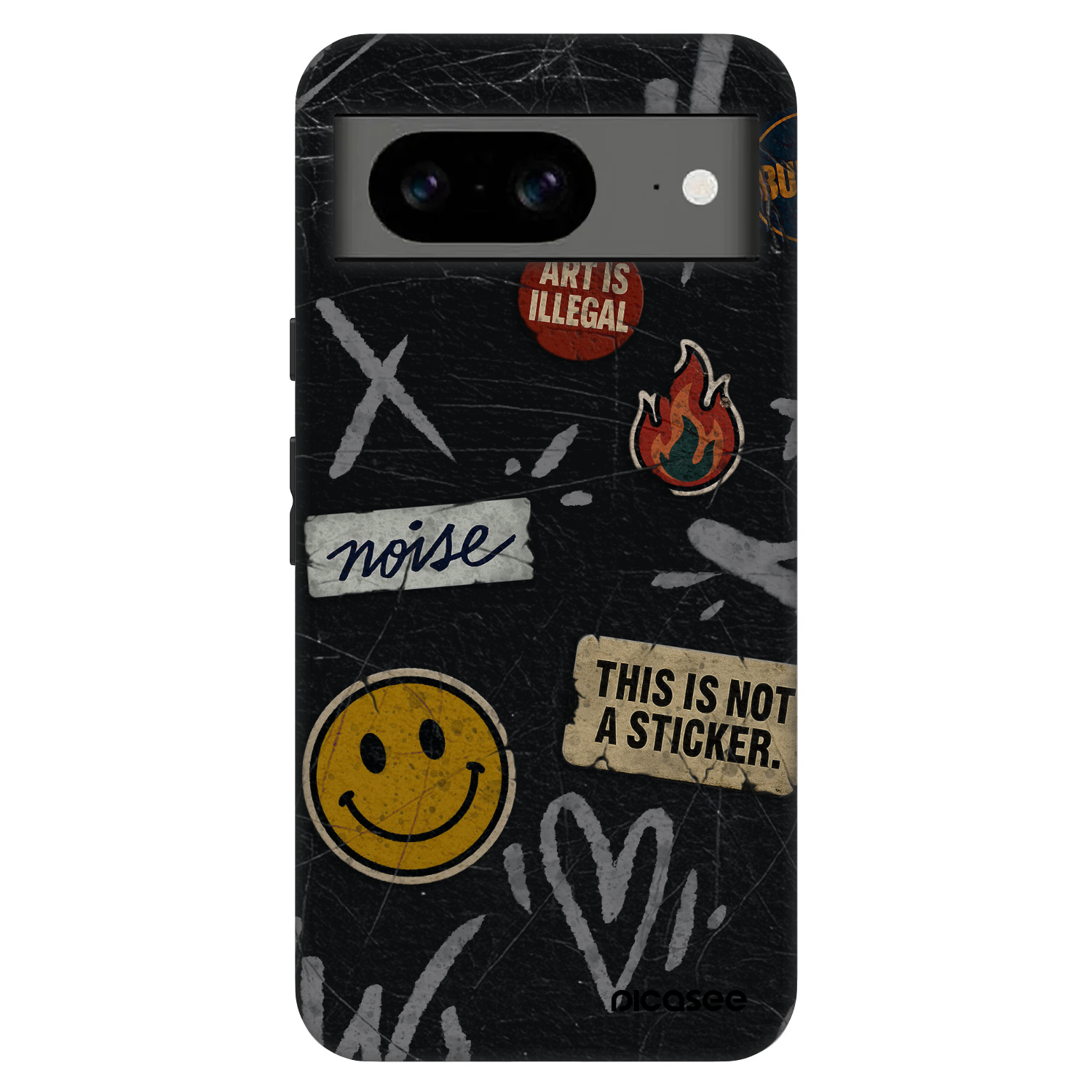 Picasee Fashion Case für Google Pixel 8 Pro - STICKERS x TAGS