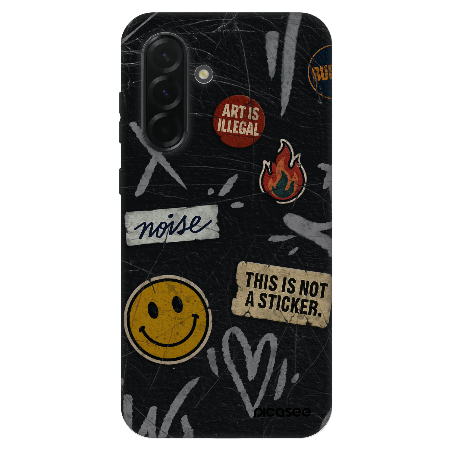 Picasee Fashion Case für Samsung Galaxy A36 5G - STICKERS x TAGS