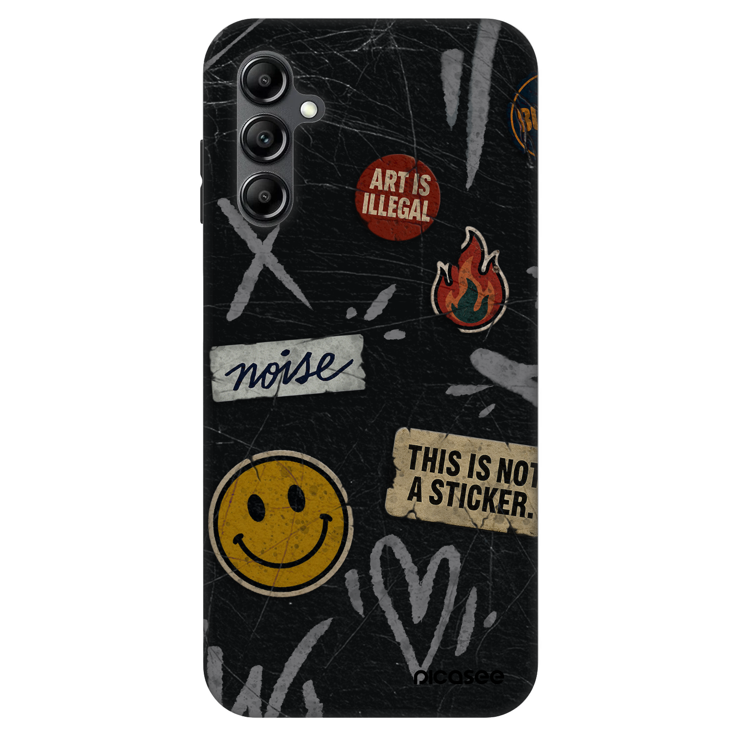 Picasee Fashion Case für Samsung Galaxy A14 5G A146P - STICKERS x TAGS