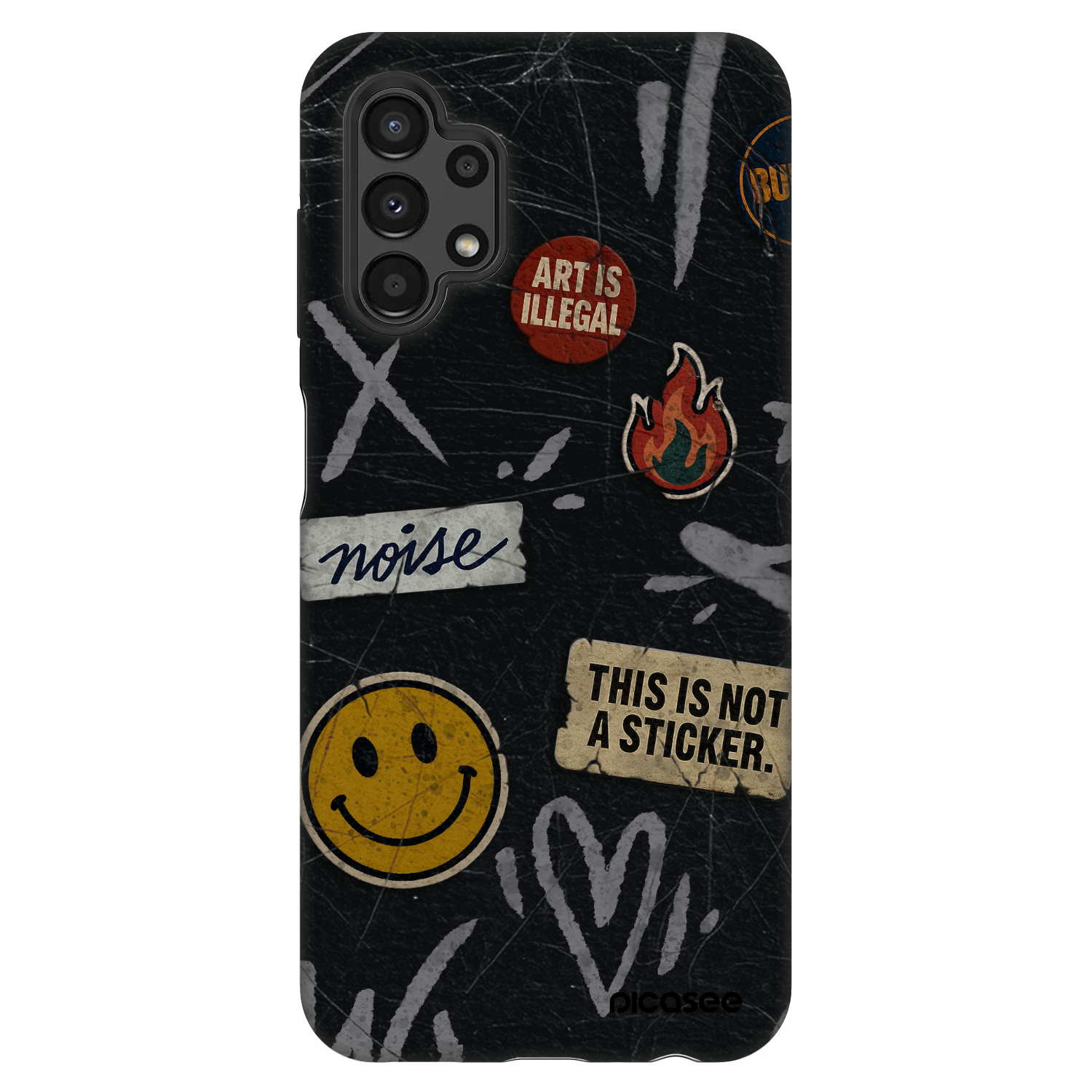 Picasee Fashion Case für Samsung Galaxy A13 4G A135 - STICKERS x TAGS