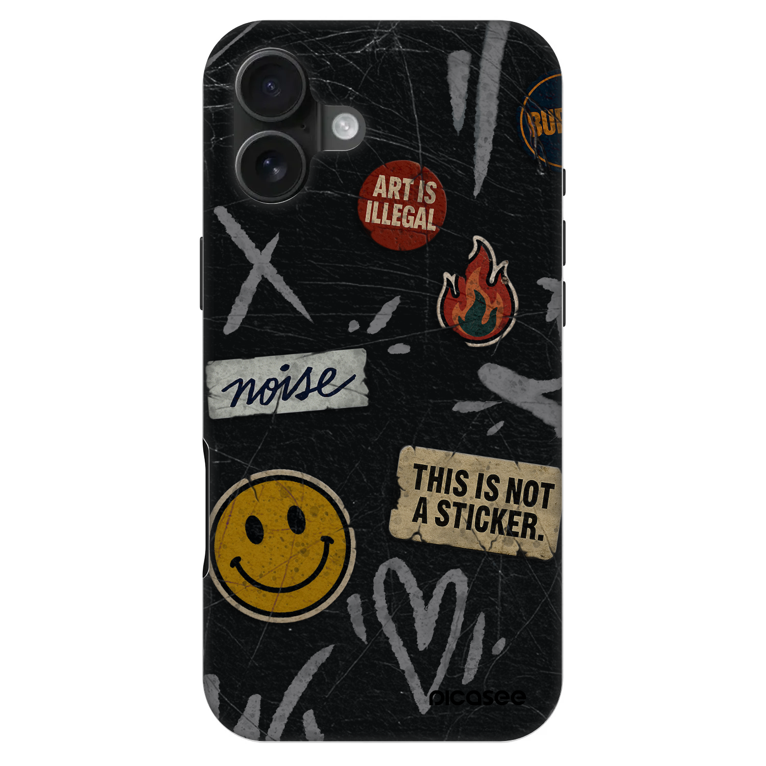 Picasee Fashion Case MagSafe für Apple iPhone 16 Plus - STICKERS x TAGS