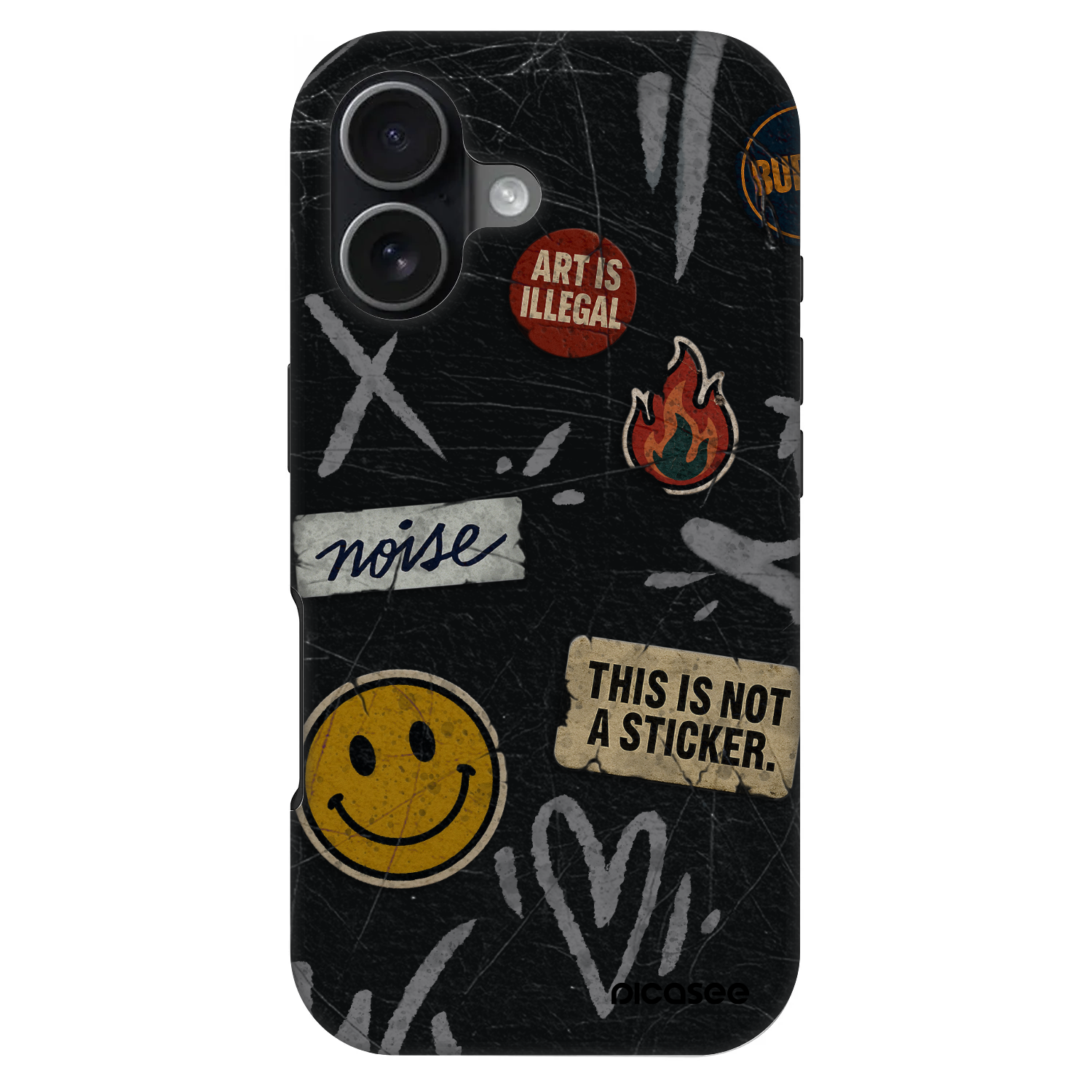 Picasee Fashion Case MagSafe für Apple iPhone 17 - STICKERS x TAGS