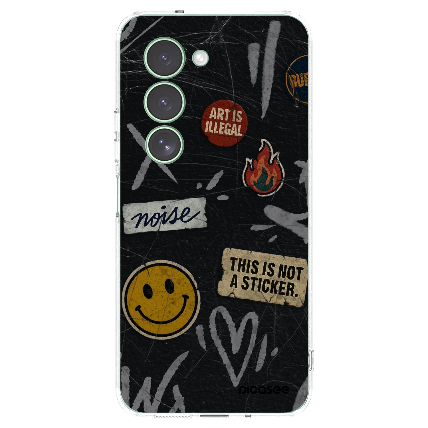 Picasee Xiaomi Redmi 15 5G Hülle - Transparentes Silikon - STICKERS x TAGS