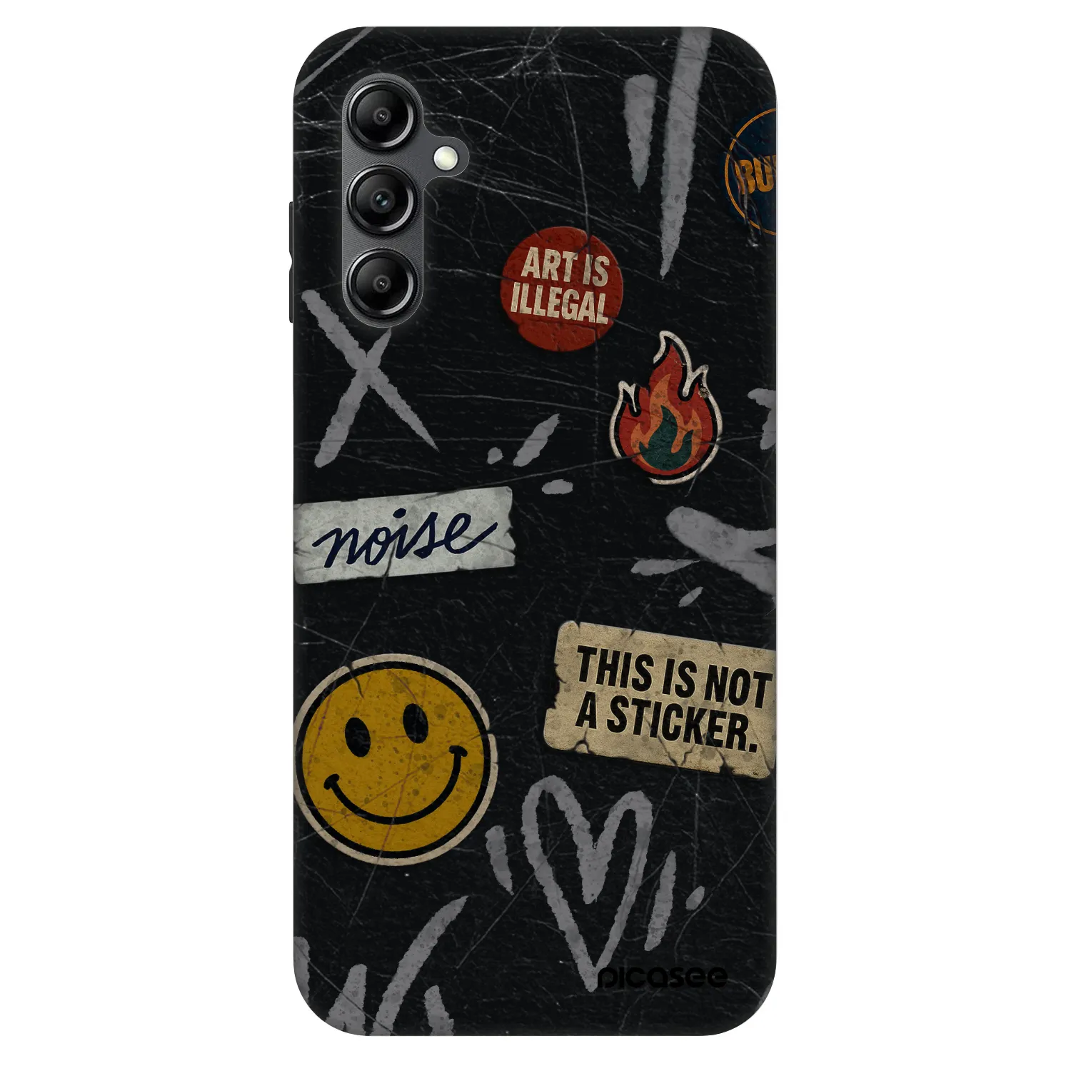 Picasee Fashion Case für Samsung Galaxy A16 4G - STICKERS x TAGS