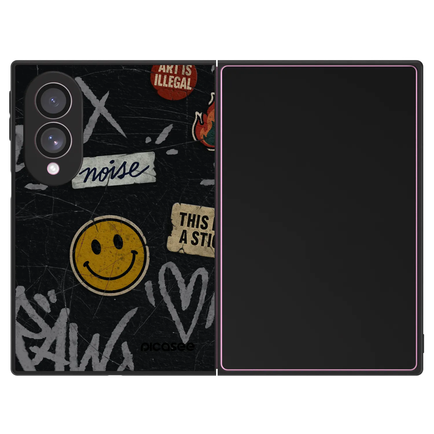 Picasee ULTIMATE CASE für Samsung Galaxy Z Fold8 5G - STICKERS x TAGS