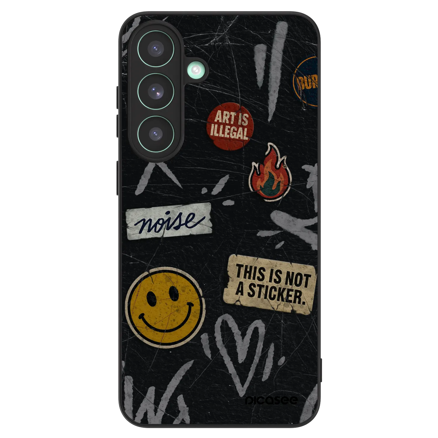 Picasee ULTIMATE CASE PowerShare für Samsung Galaxy S26 FE - STICKERS x TAGS