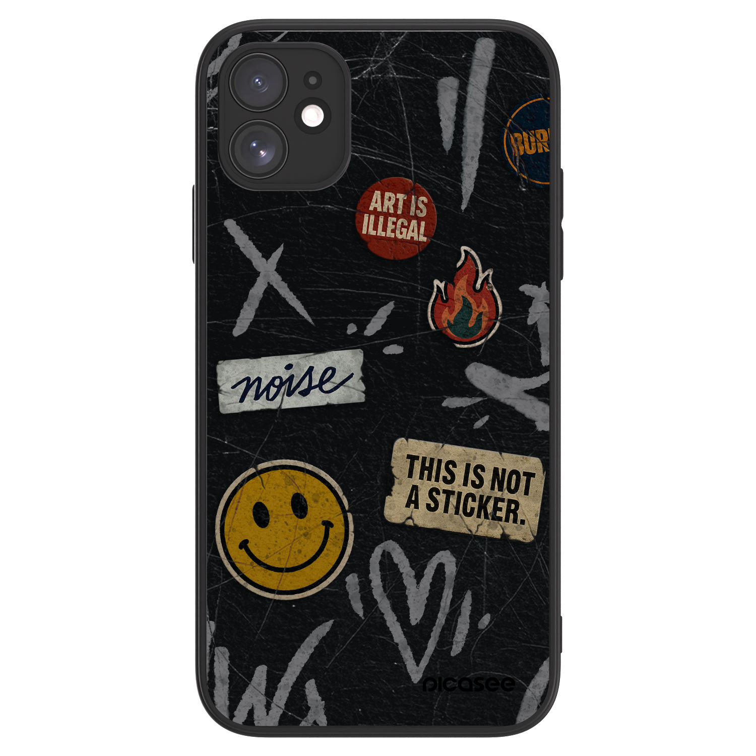 Picasee ULTIMATE CASE für Apple iPhone 11 - STICKERS x TAGS