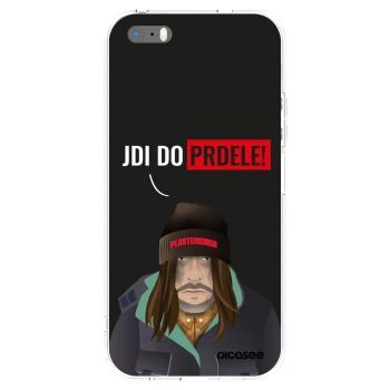 Picasee Apple iPhone 5/5S/SE Hülle - Transparentes Silikon - Bezďák