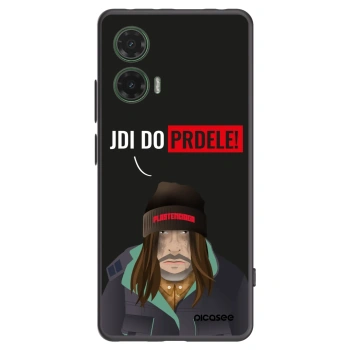 Picasee Motorola Moto G35 5G Hülle - Schwarzes Silikon - Bezďák