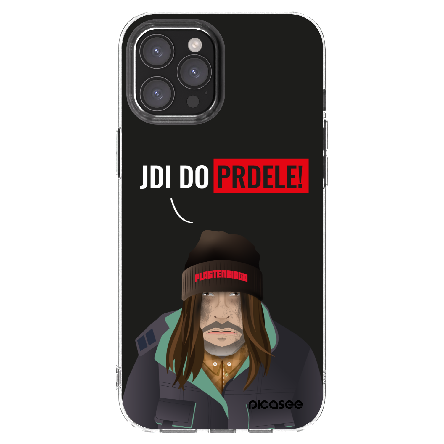 Picasee Apple iPhone 12 Pro Max Hülle - Transparentes Silikon - Bezďák