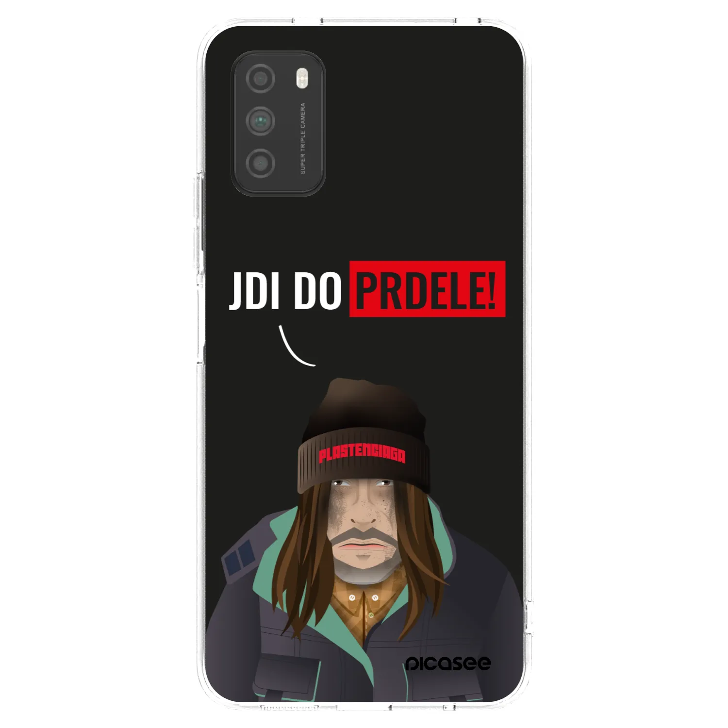 Picasee Xiaomi Poco M3 Hülle - Transparentes Silikon - Bezďák