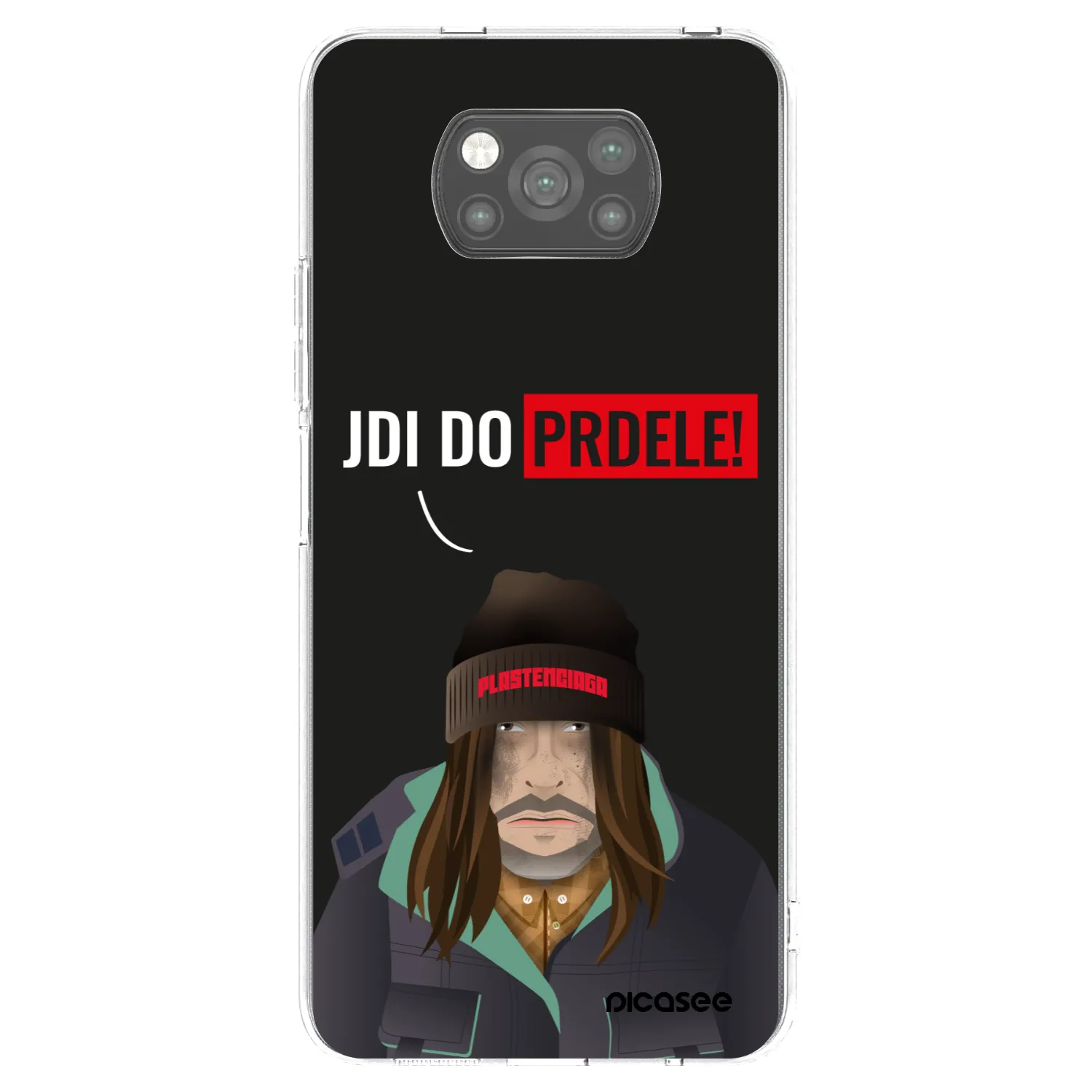 Picasee Xiaomi Poco X3 Pro Hülle - Schwarzes Silikon - Bezďák
