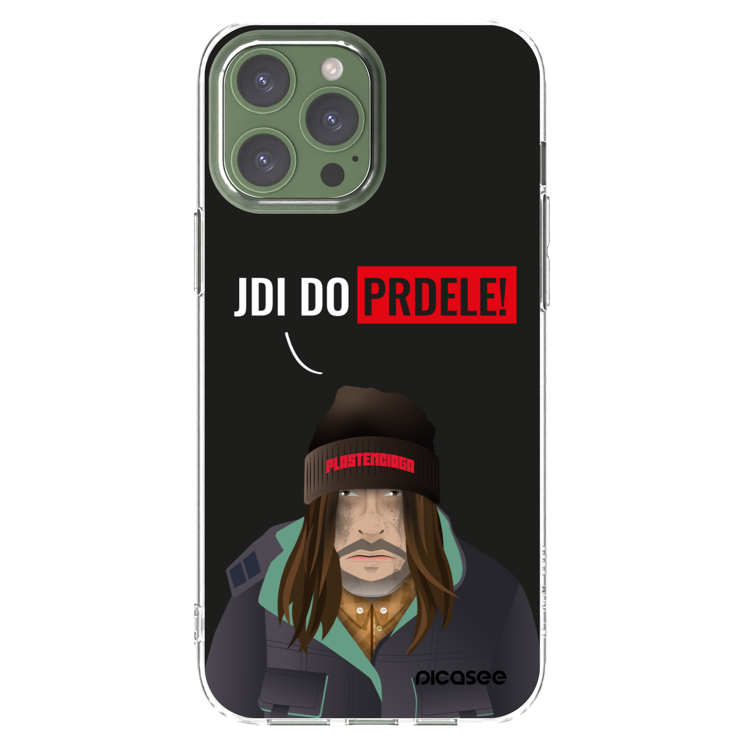 Picasee Apple iPhone 13 Pro Max Hülle - Transparentes Silikon - Bezďák