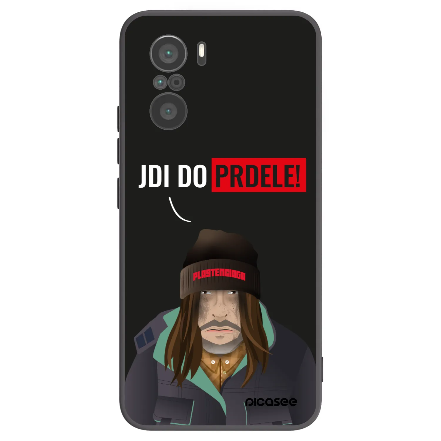Picasee Xiaomi Poco F3 Hülle - Schwarzes Silikon - Bezďák